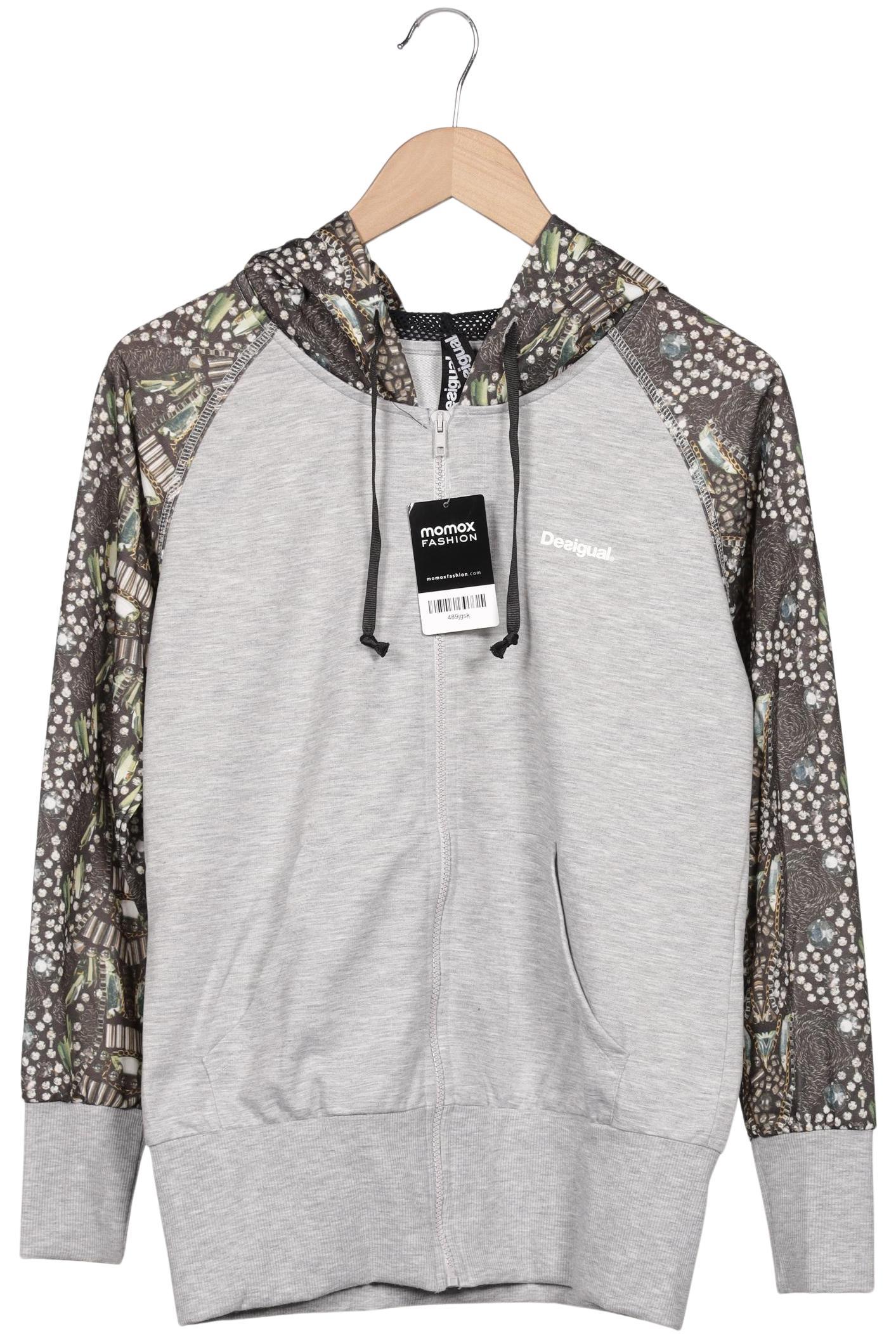 

Desigual Damen Kapuzenpullover, grau, Gr. 38