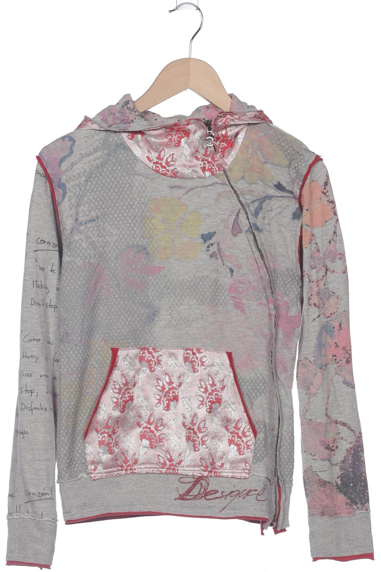 

Desigual Damen Kapuzenpullover, grau, Gr. 36