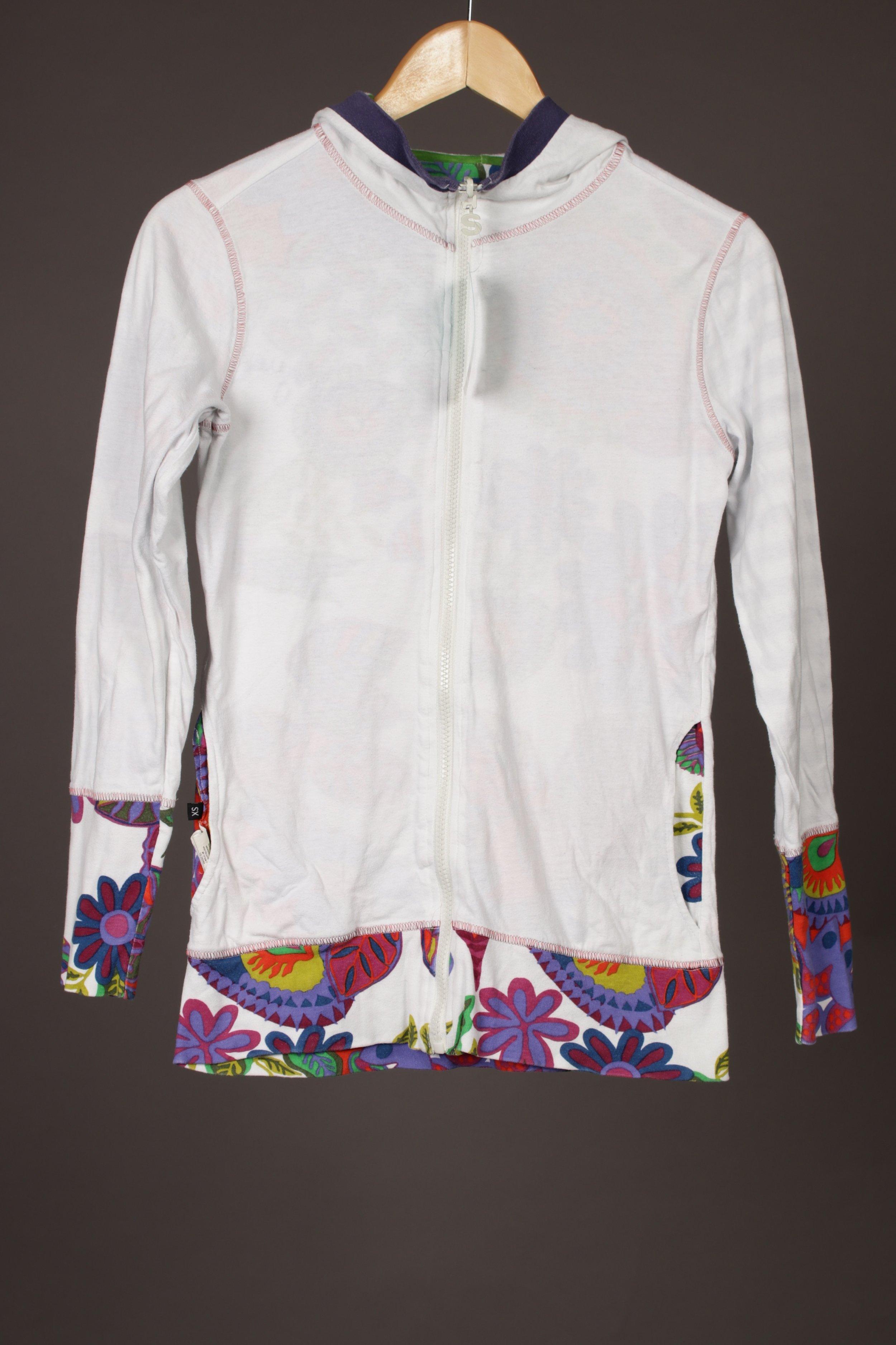 

Desigual Damen Kapuzenpullover, weiß, Gr.