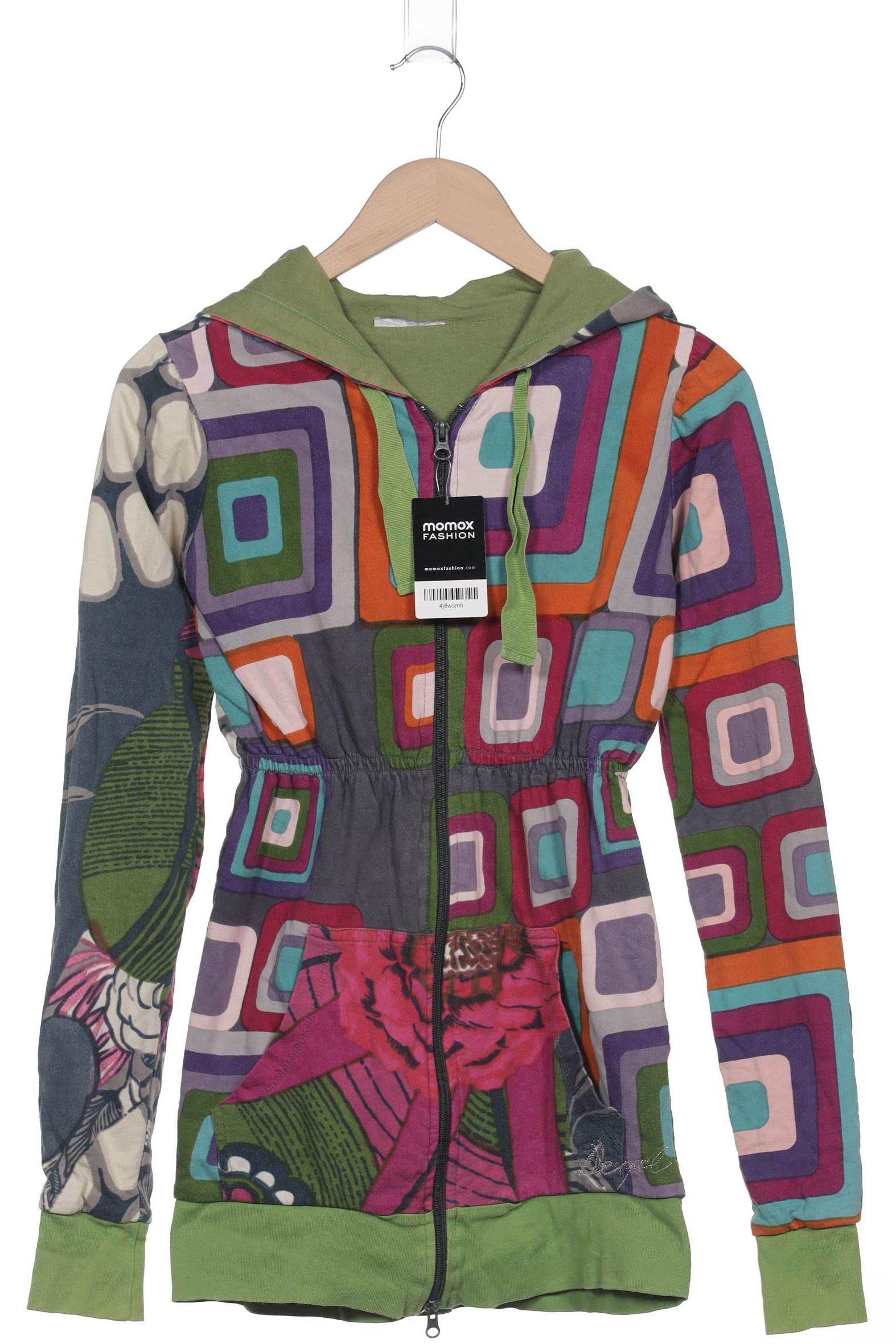 

Desigual Damen Kapuzenpullover, grün, Gr. 38