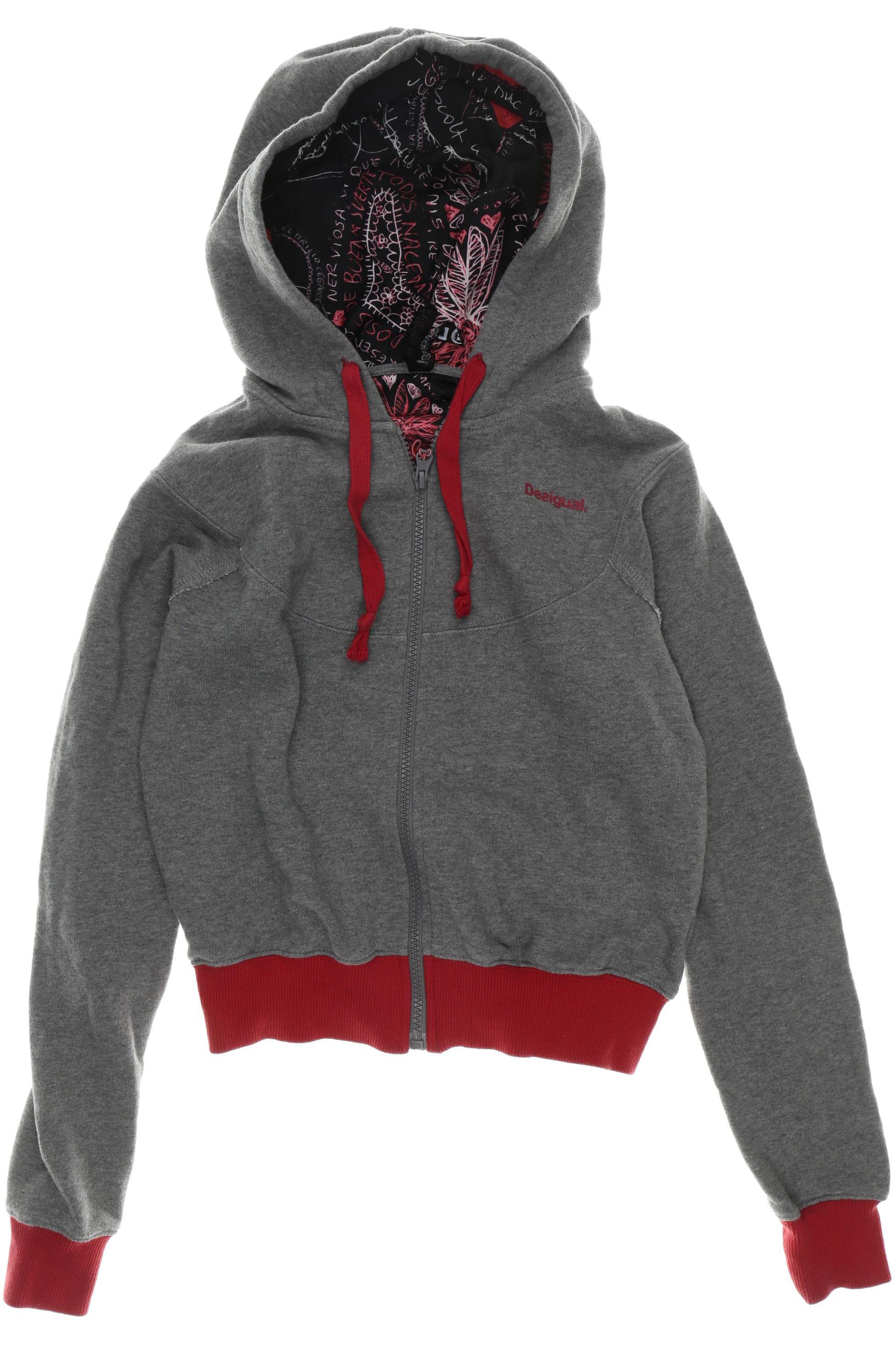 

Desigual Damen Kapuzenpullover, grau, Gr.