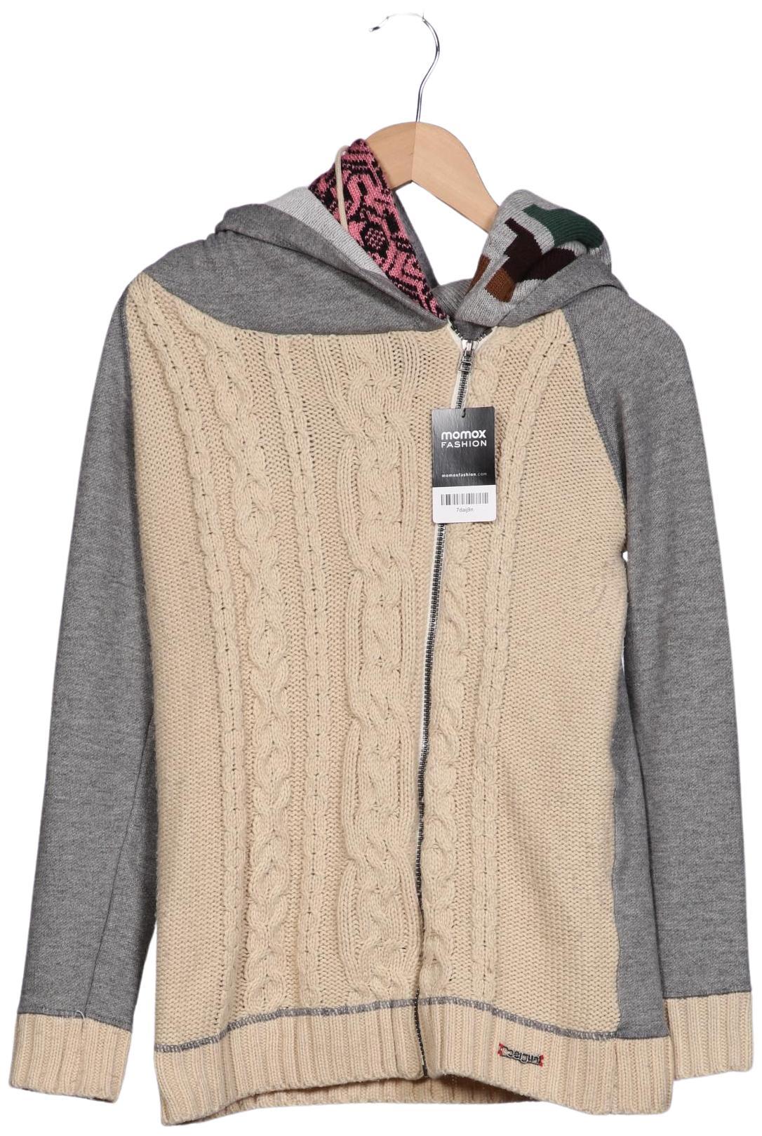 

Desigual Damen Kapuzenpullover, grau, Gr. 38