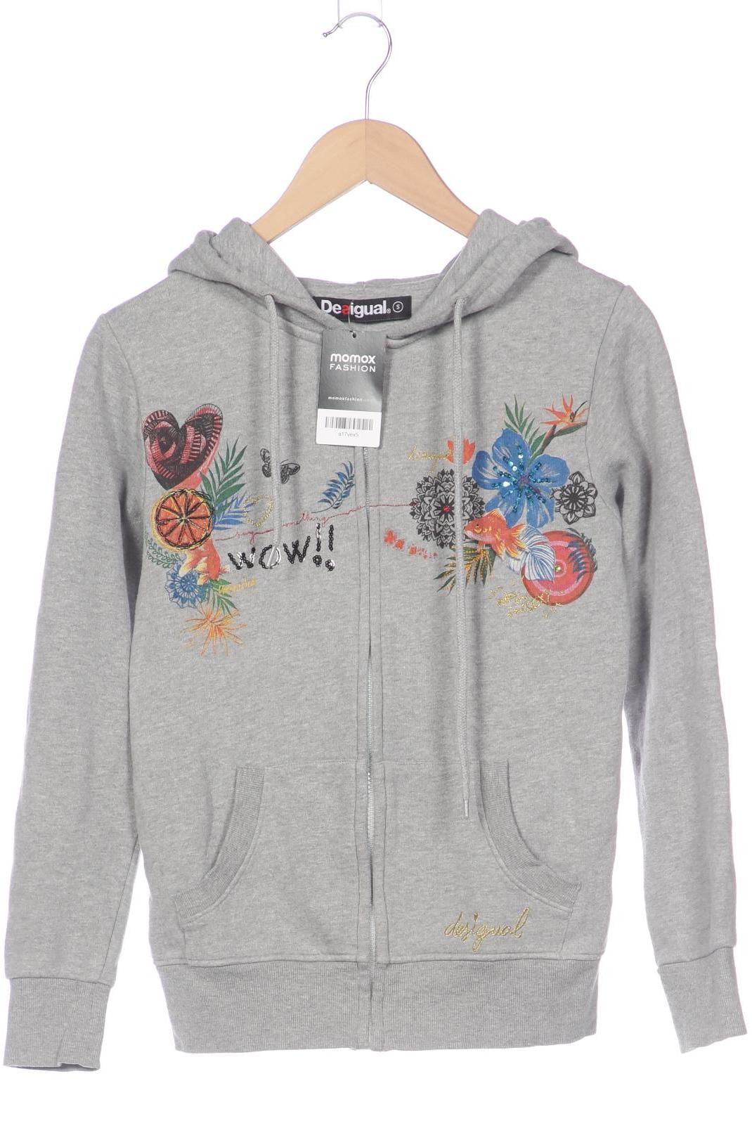 

Desigual Damen Kapuzenpullover, grau, Gr. 36