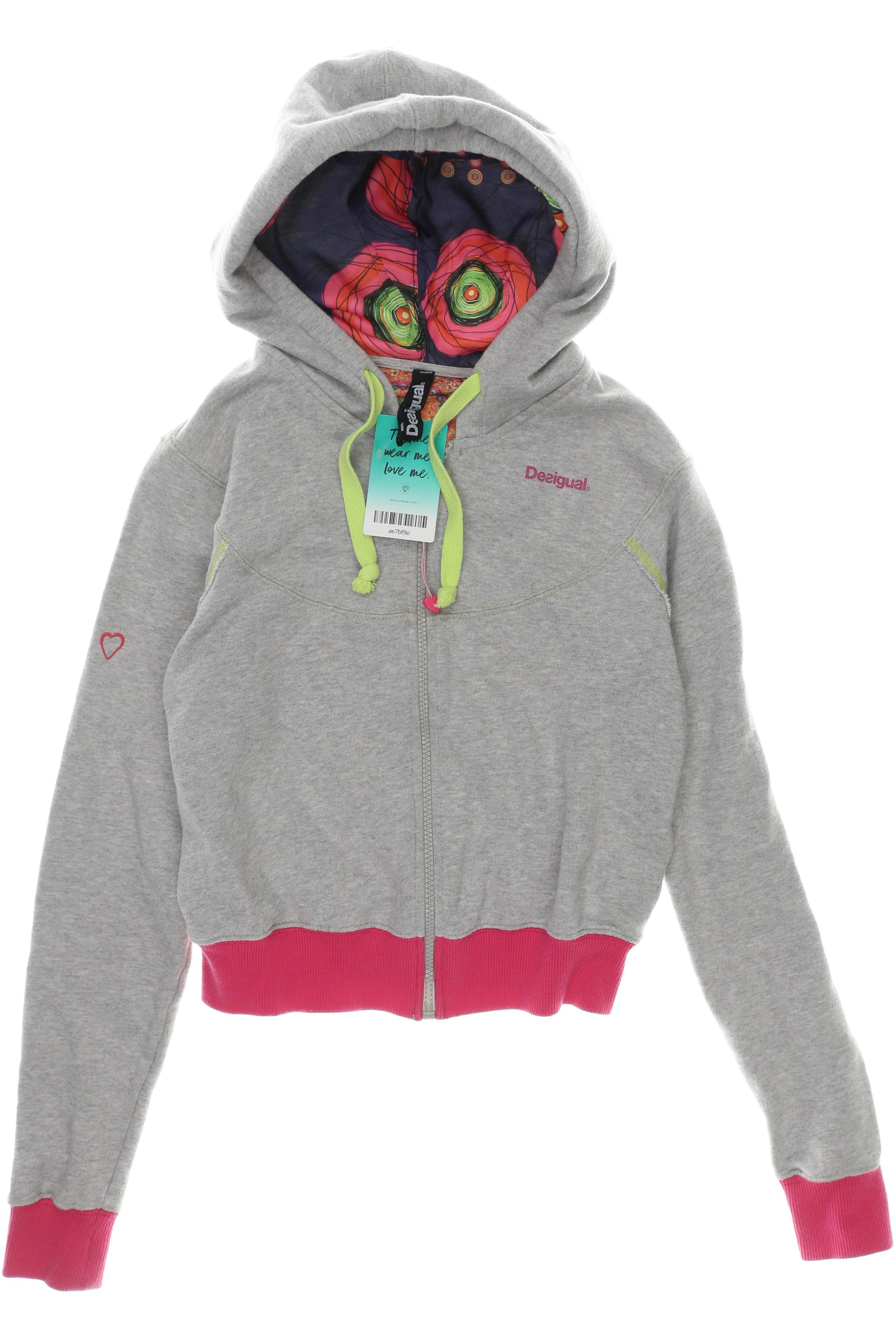 

Desigual Damen Kapuzenpullover, grau, Gr.