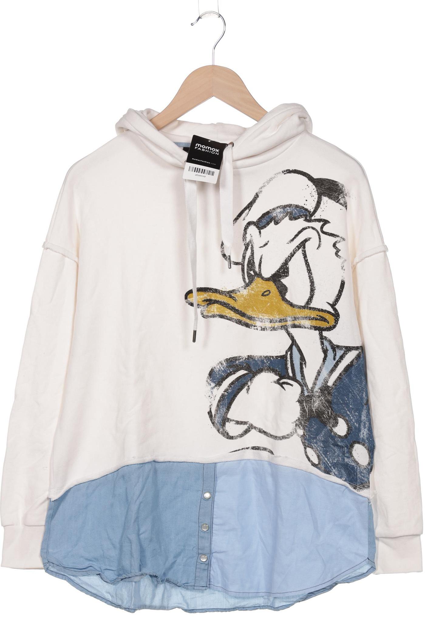 

Desigual Damen Kapuzenpullover, weiß, Gr. 38
