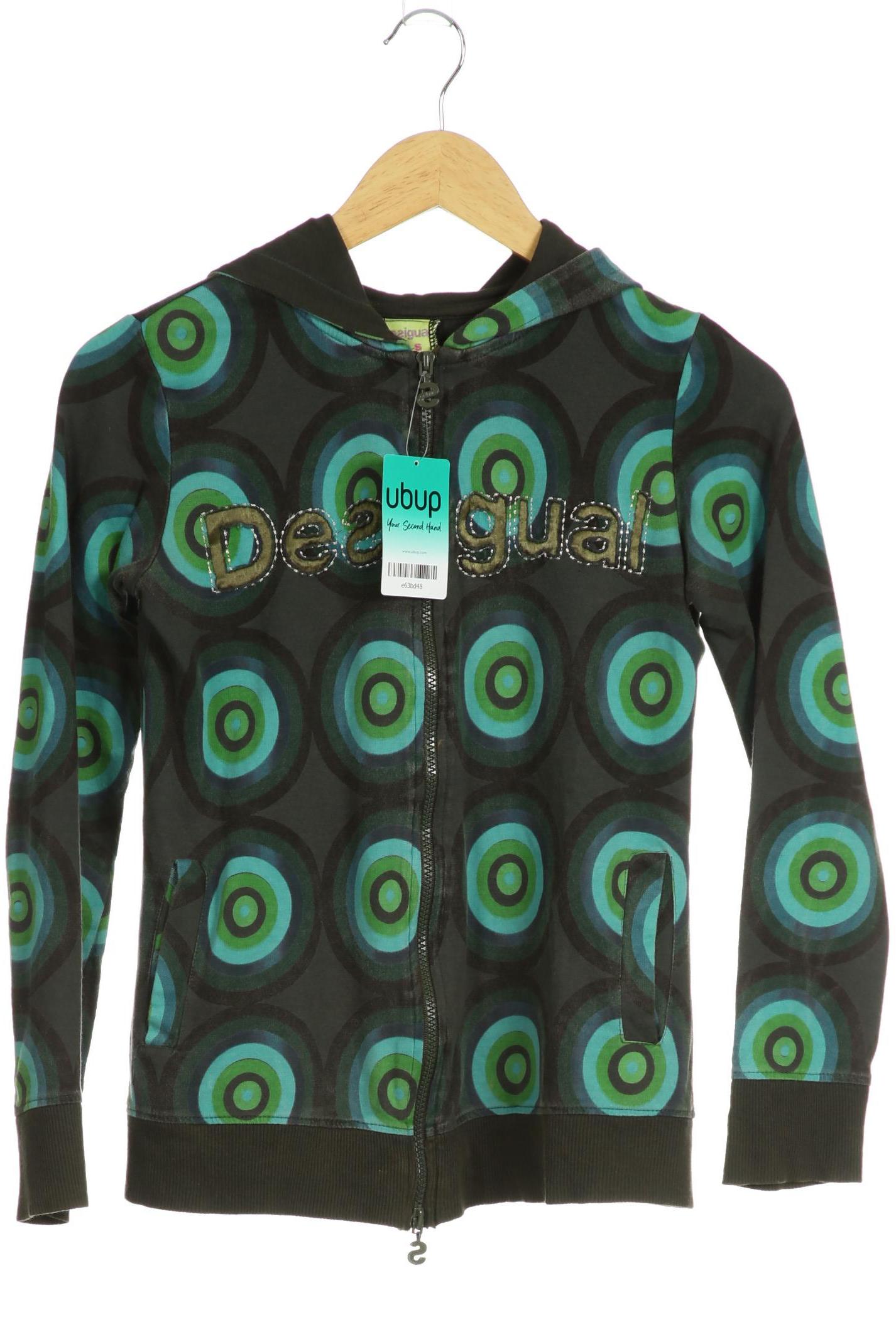 

Desigual Damen Kapuzenpullover, grün, Gr. 36