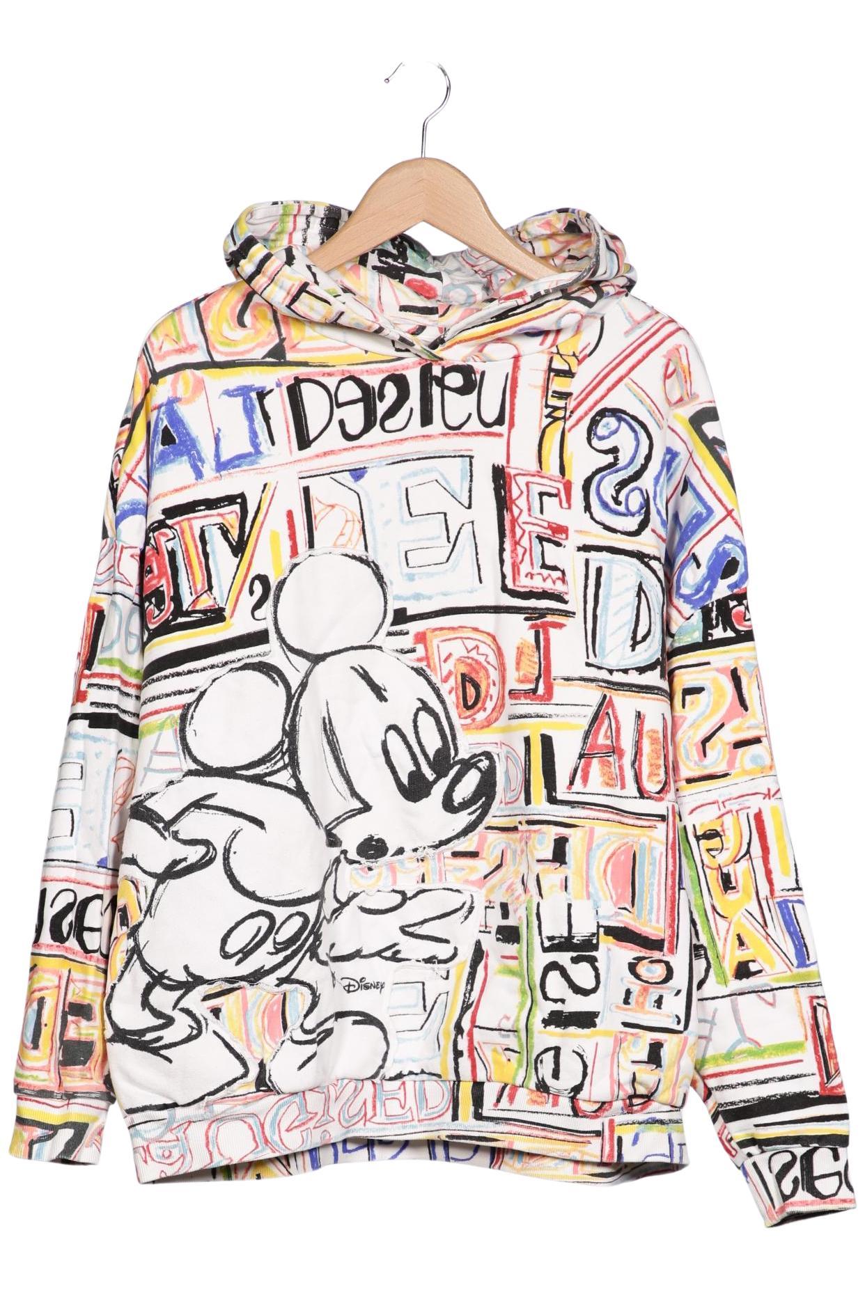 

Desigual Damen Kapuzenpullover, weiß, Gr. 38