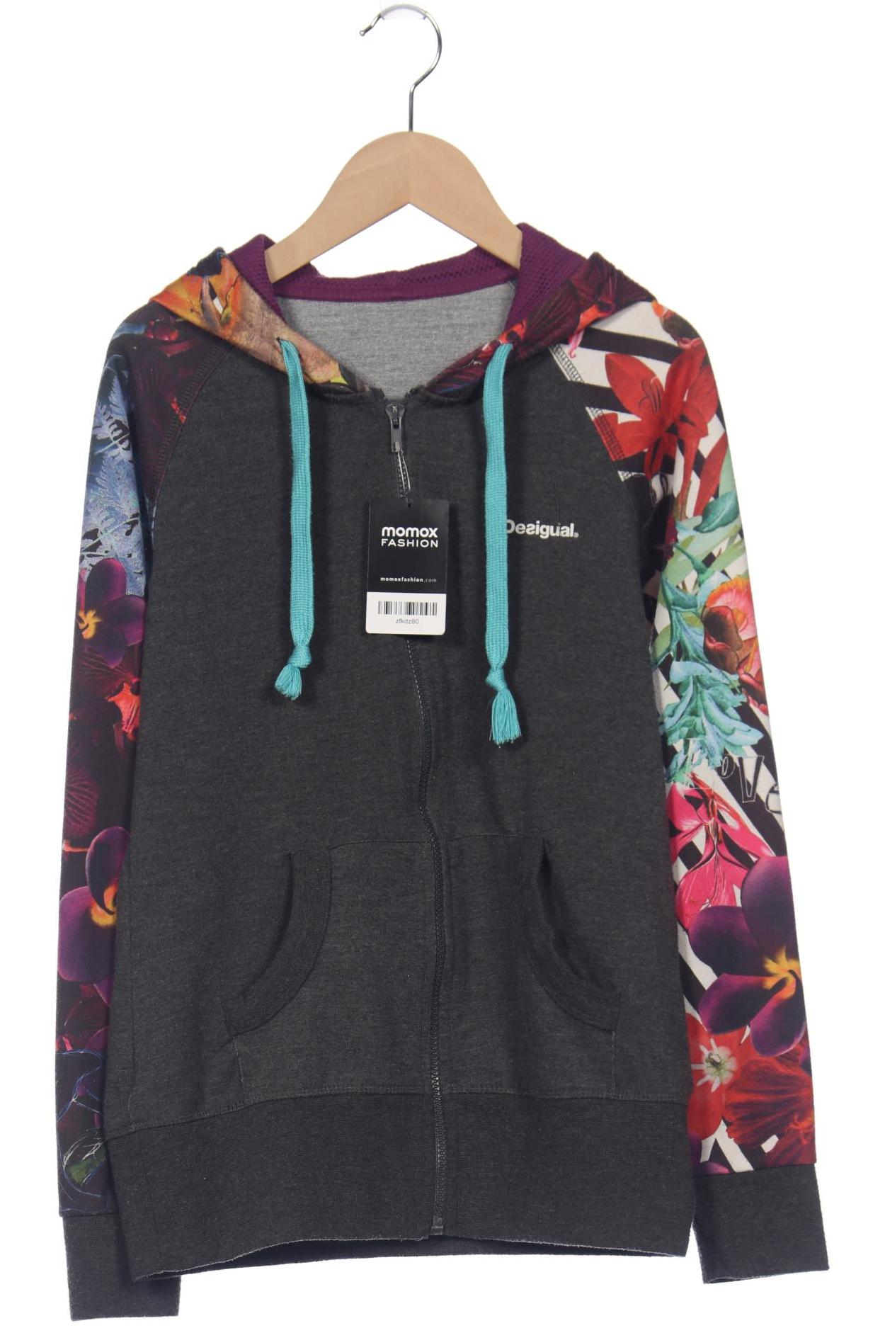 

Desigual Damen Kapuzenpullover, grau, Gr. 38