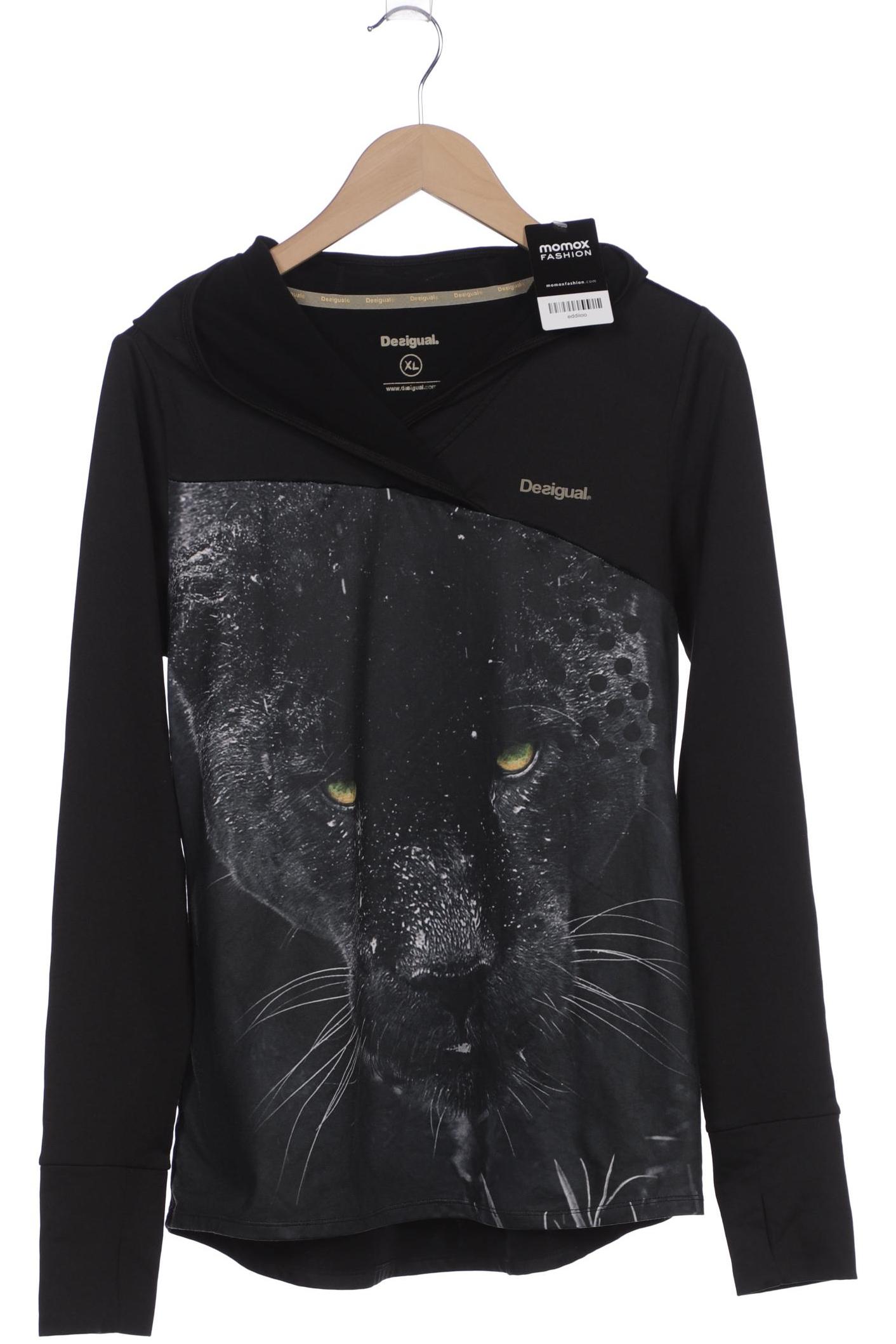 

Desigual Damen Kapuzenpullover, schwarz, Gr. 44