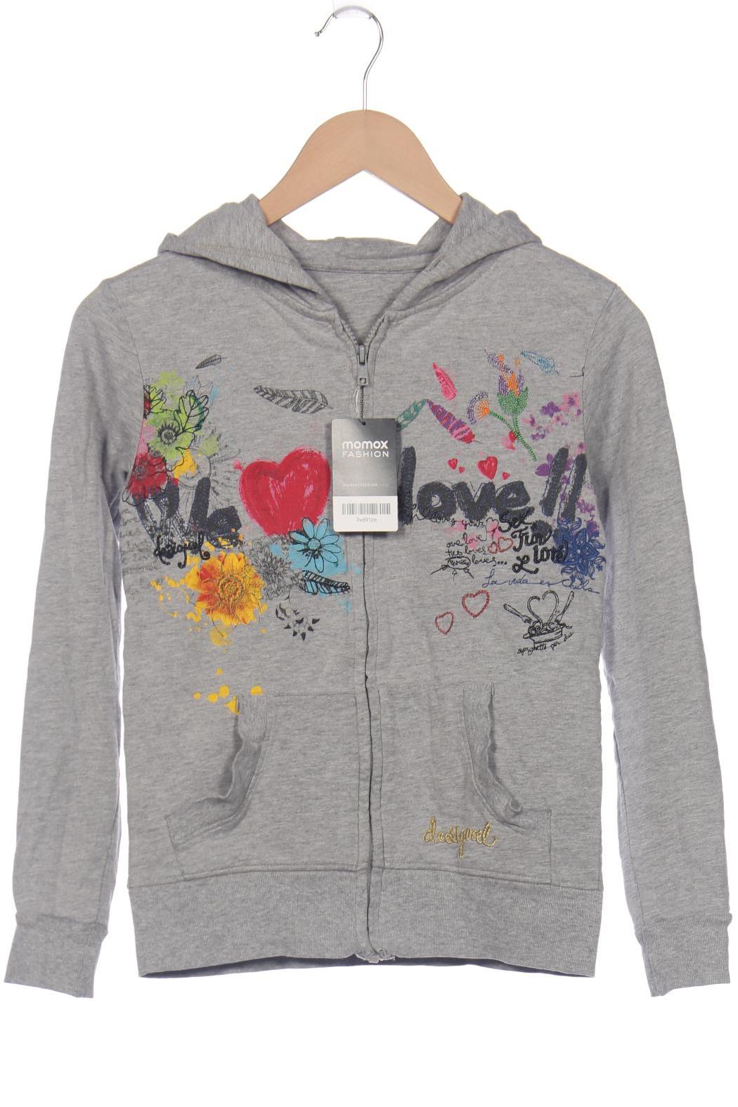 

Desigual Damen Kapuzenpullover, grau, Gr. 34