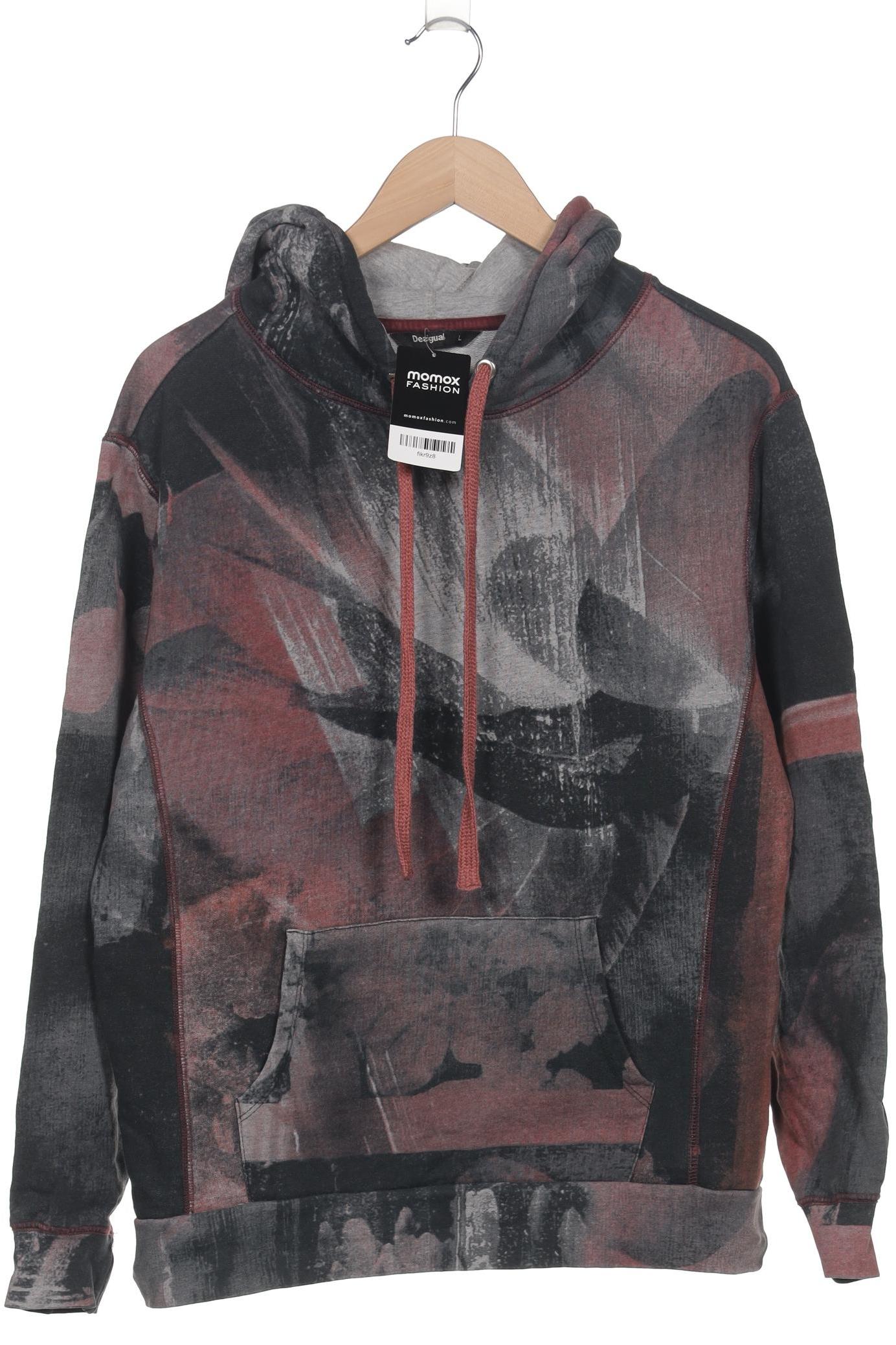 

Desigual Damen Kapuzenpullover, grau, Gr. 42