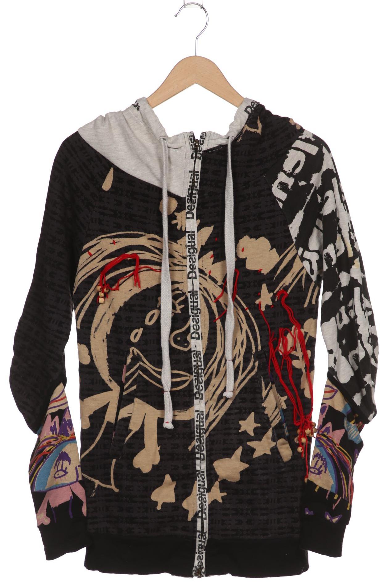 

Desigual Damen Kapuzenpullover, grau, Gr. 38