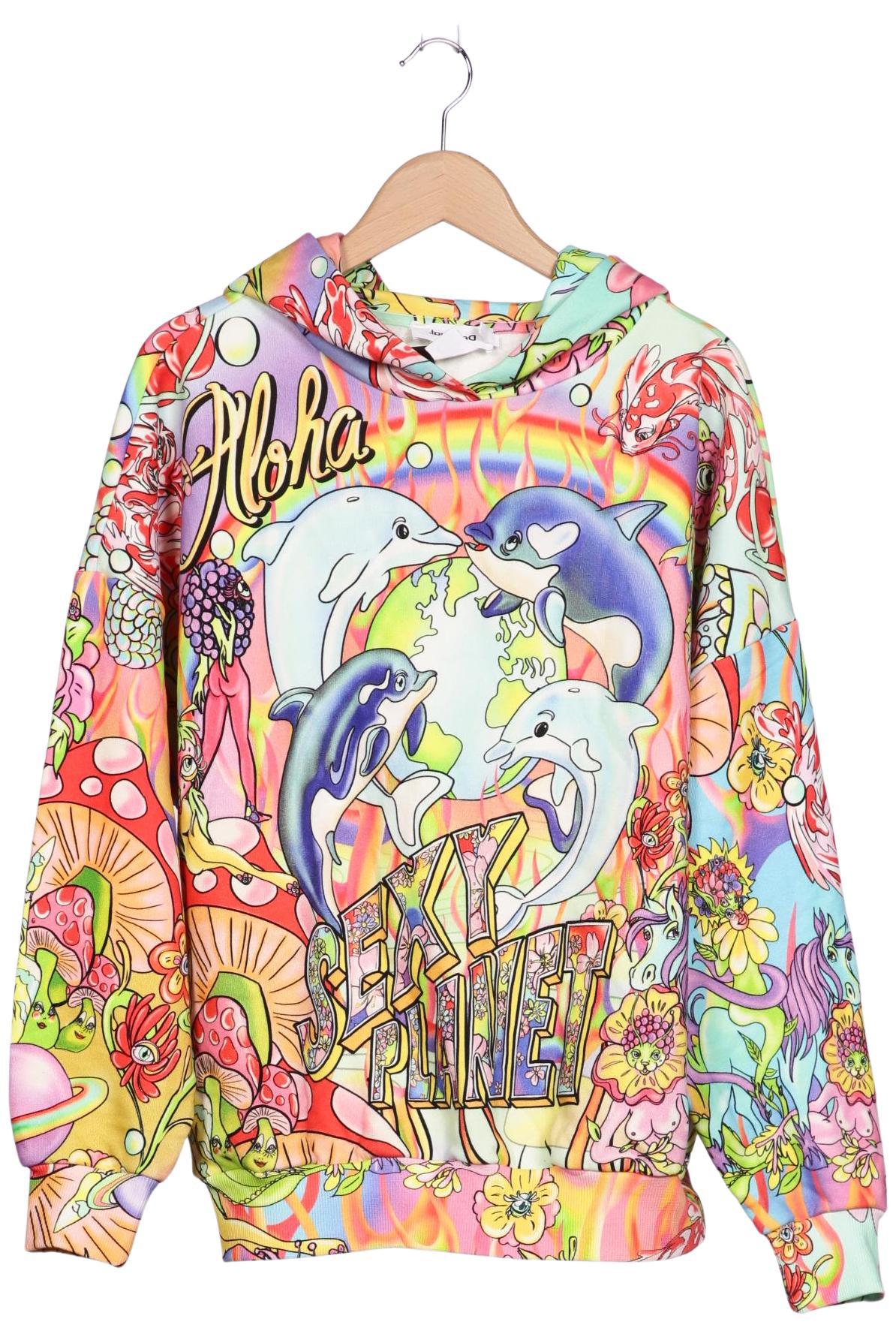 

Desigual Damen Kapuzenpullover, neon, Gr. 38