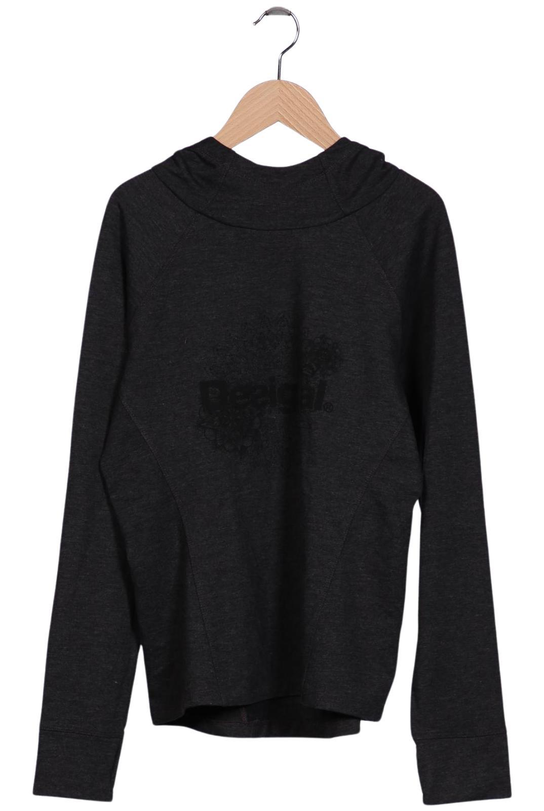 

Desigual Damen Kapuzenpullover, grau, Gr. 44