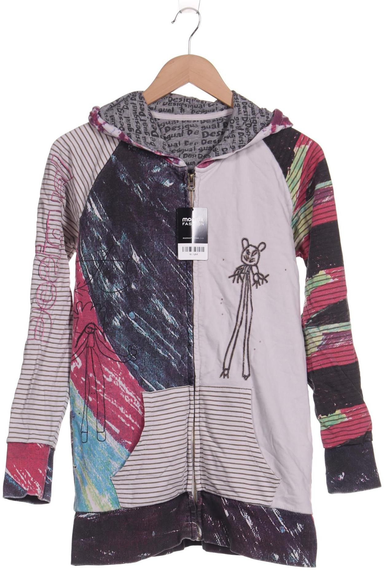 

Desigual Damen Kapuzenpullover, grau, Gr. 42