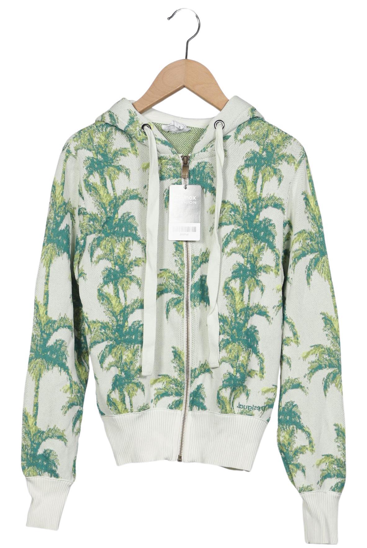 

Desigual Damen Kapuzenpullover, grün, Gr. 36
