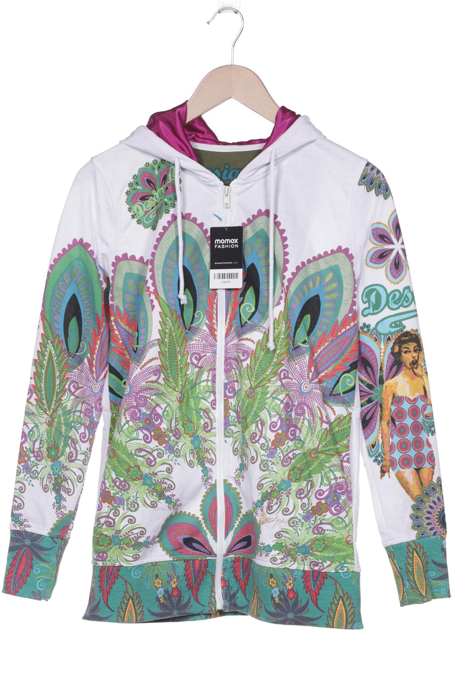 

Desigual Damen Kapuzenpullover, grün, Gr. 42