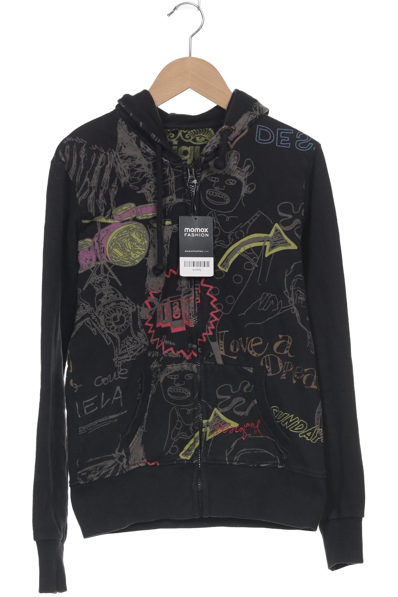 

Desigual Damen Kapuzenpullover, schwarz, Gr. 42