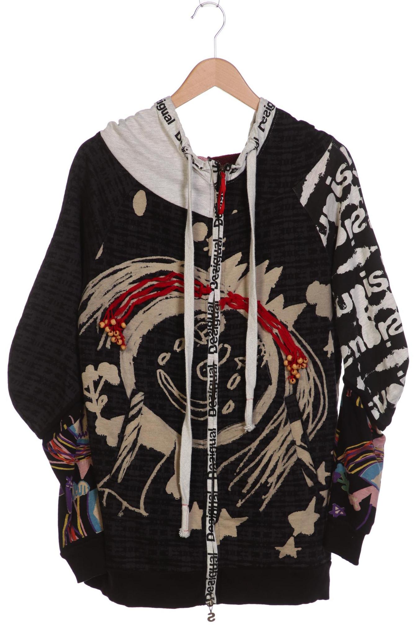 

Desigual Damen Kapuzenpullover, schwarz