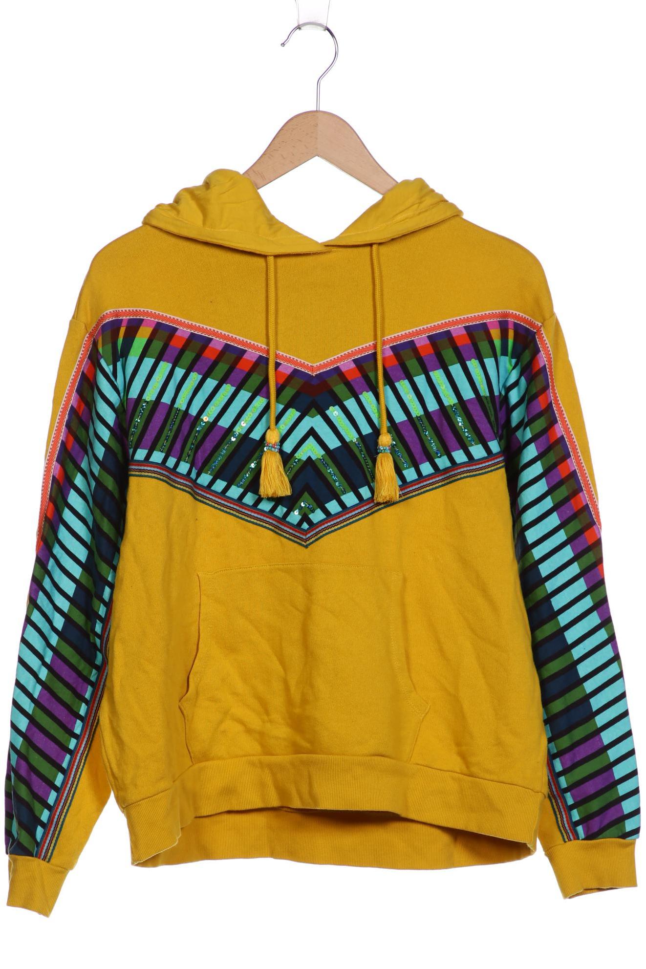 

Desigual Damen Kapuzenpullover, gelb, Gr. 44