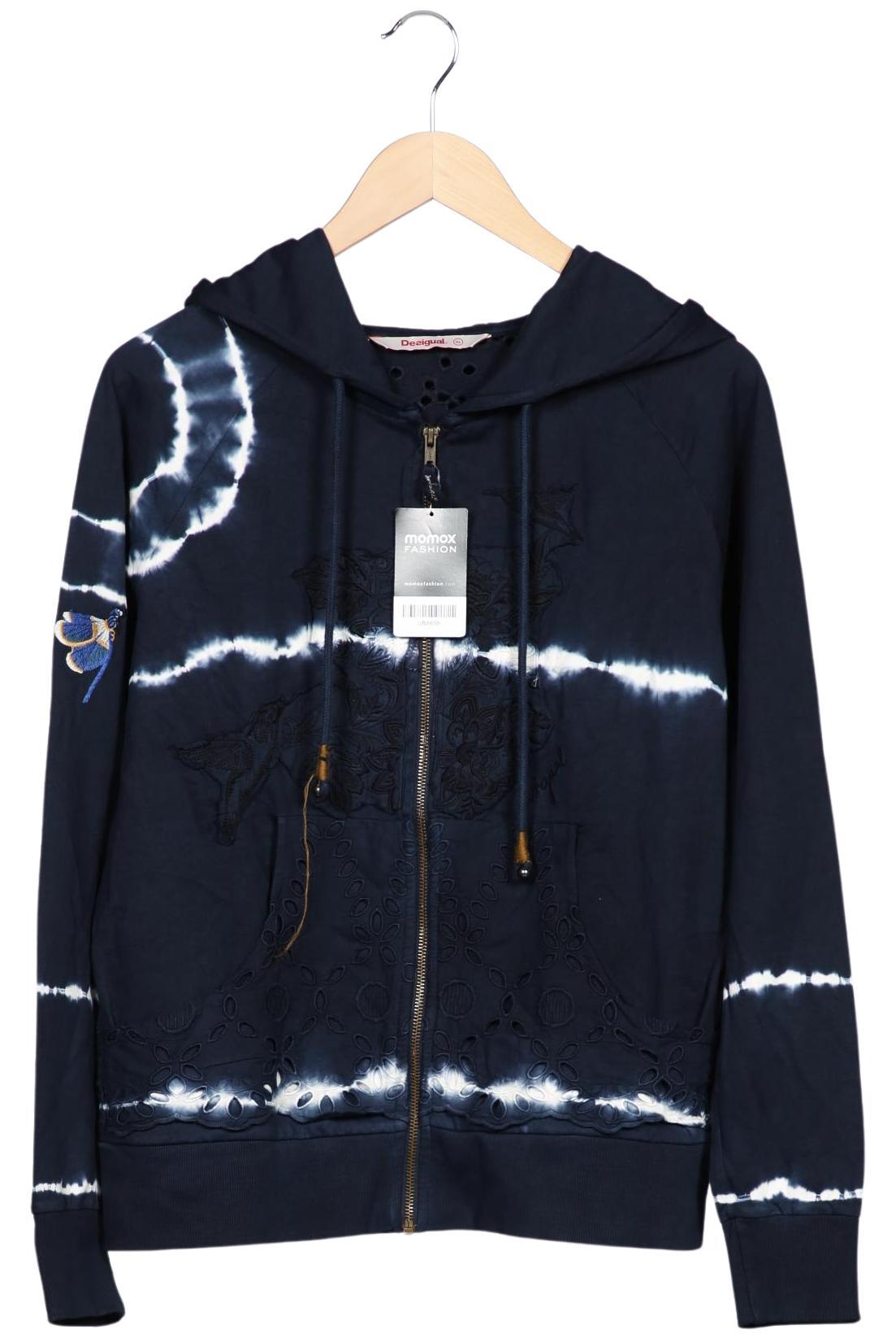 

Desigual Damen Kapuzenpullover, marineblau, Gr. 44