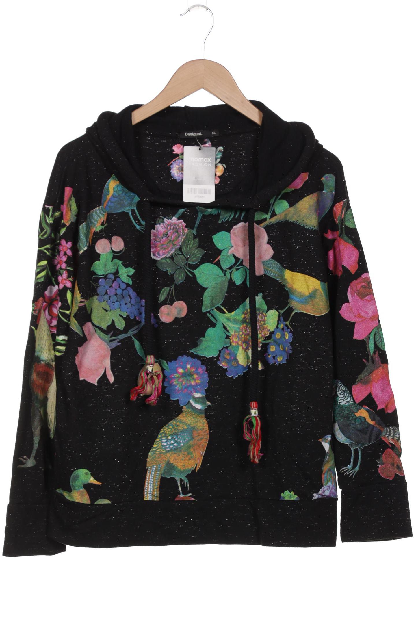 

Desigual Damen Kapuzenpullover, schwarz, Gr. 44