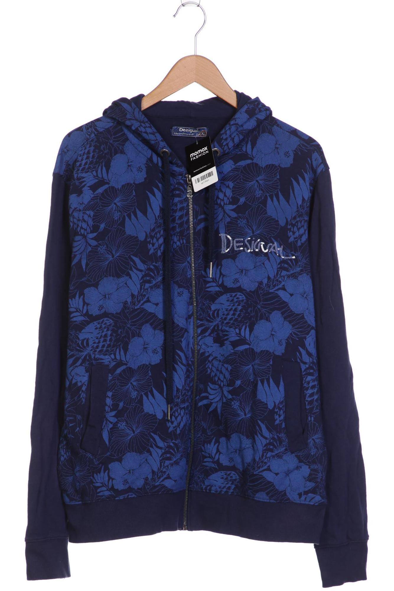 

Desigual Damen Kapuzenpullover, blau