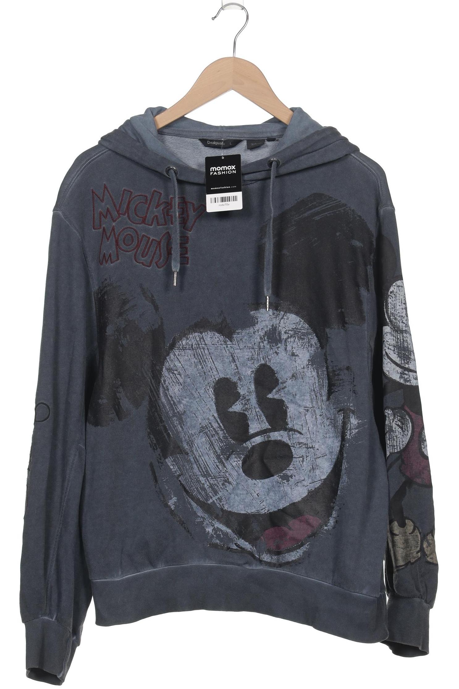 

Desigual Damen Kapuzenpullover, grau, Gr. 42