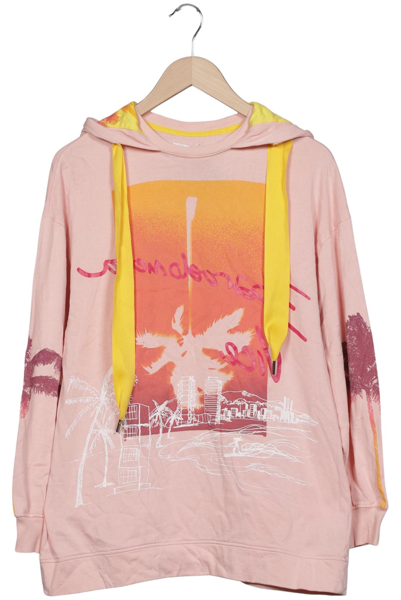 

Desigual Damen Kapuzenpullover, pink, Gr. 38