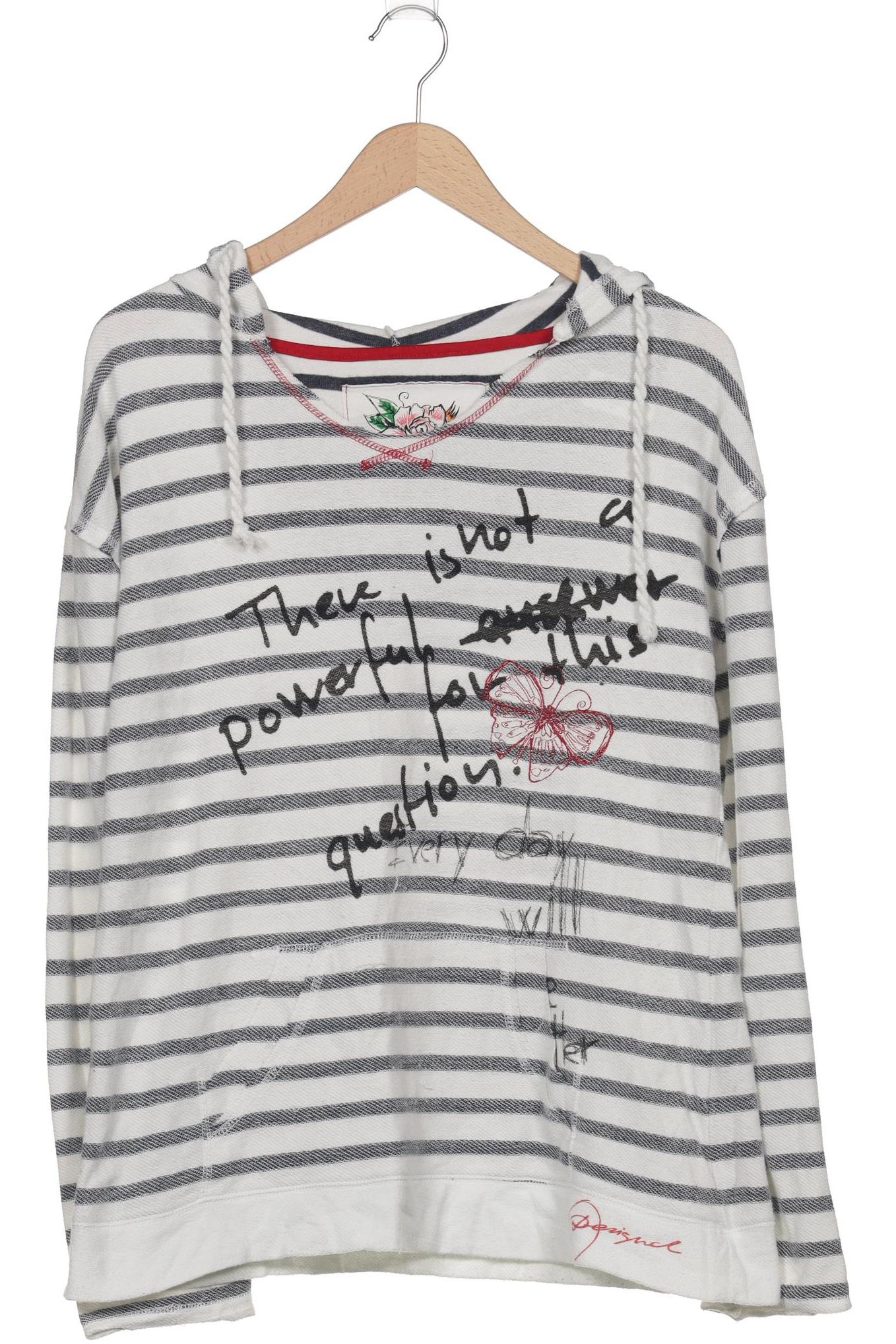 

Desigual Damen Kapuzenpullover, weiß, Gr. 44