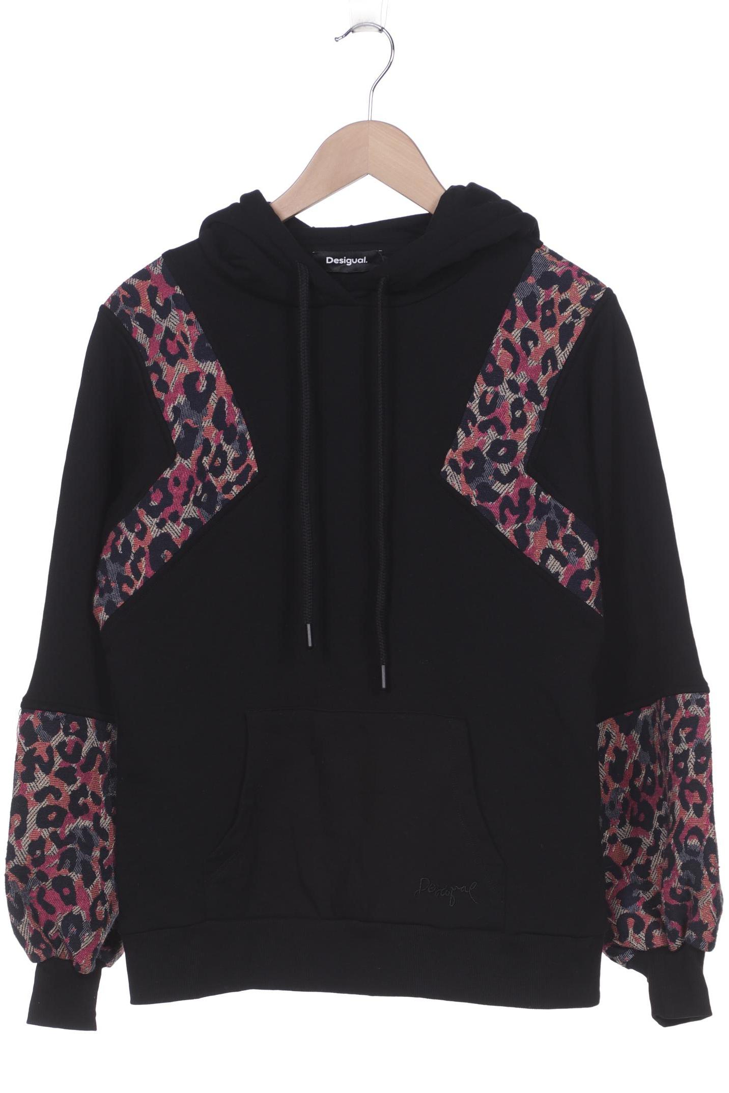

Desigual Damen Kapuzenpullover, schwarz, Gr. 42