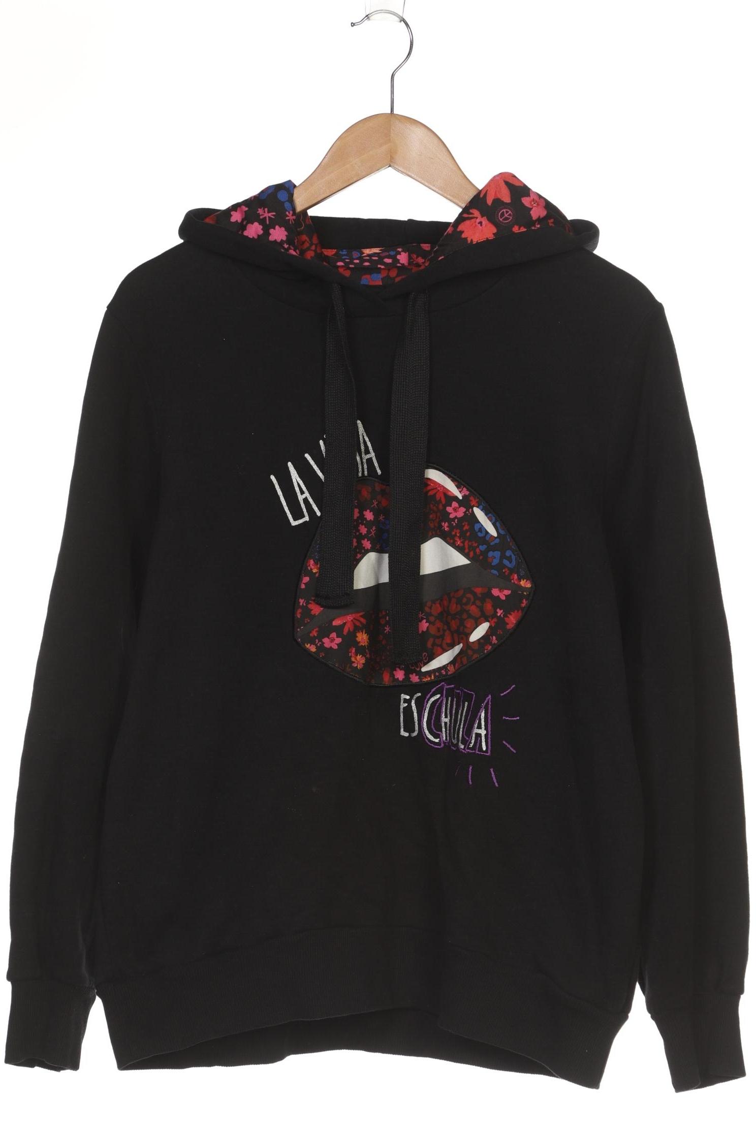 

Desigual Damen Kapuzenpullover, schwarz, Gr. 44