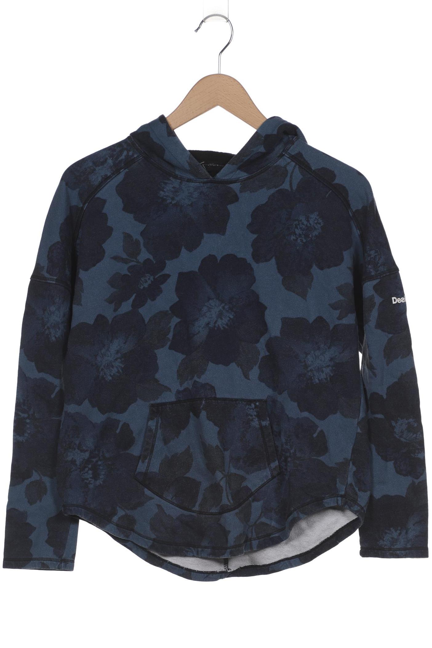 

Desigual Damen Kapuzenpullover, marineblau, Gr. 42