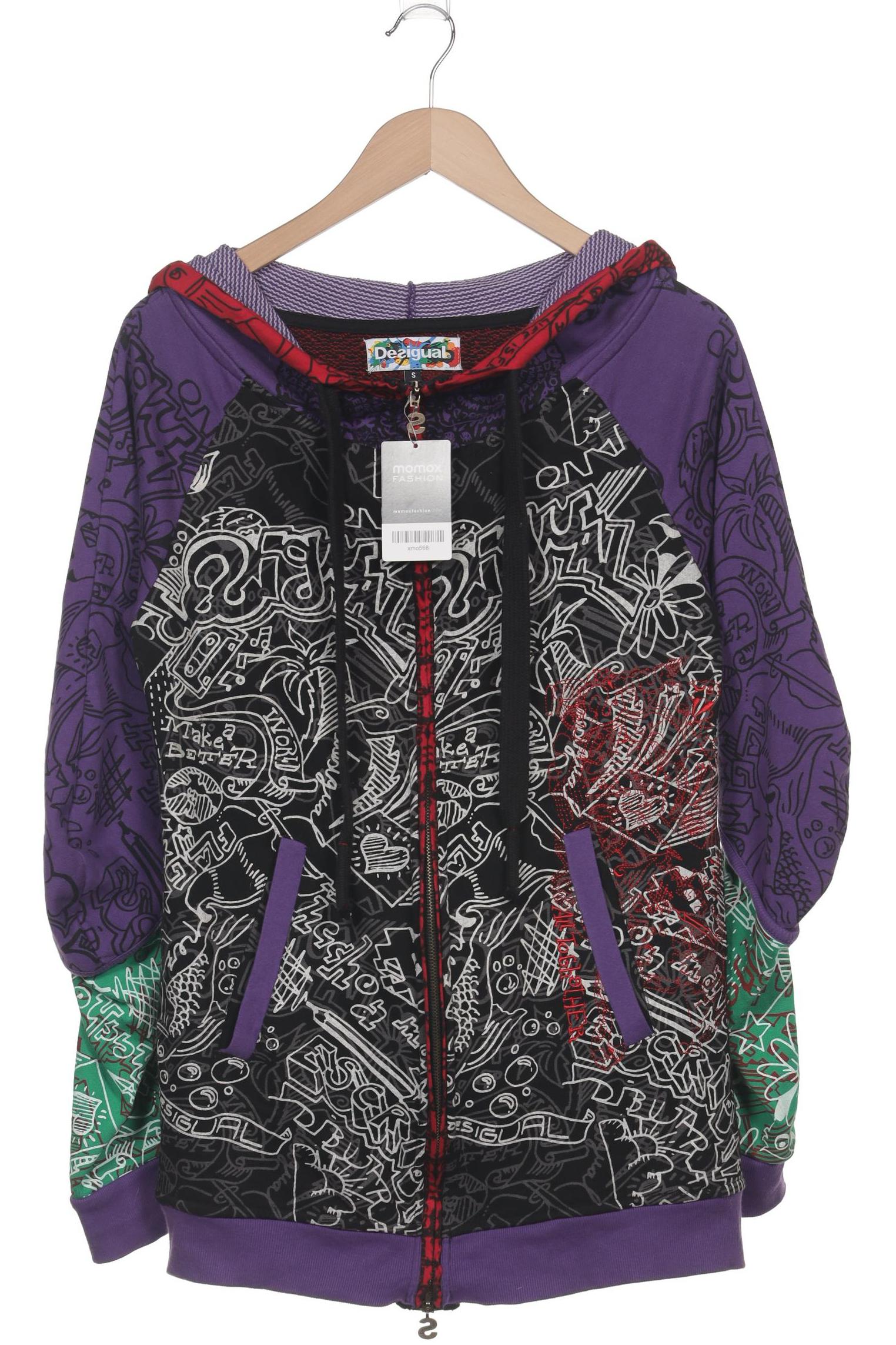 

Desigual Damen Kapuzenpullover, mehrfarbig, Gr. 36