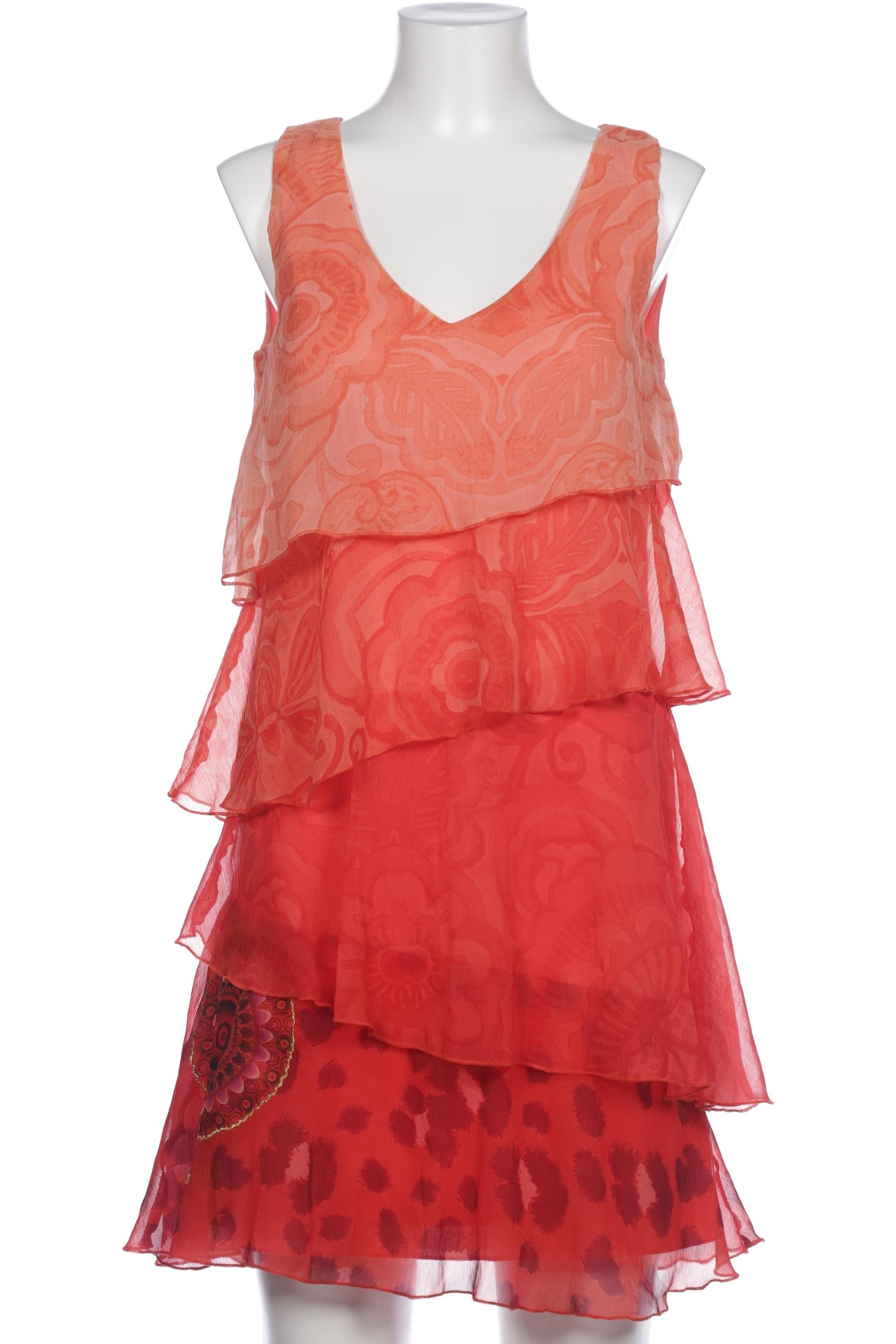 

Desigual Damen Kleid, orange, Gr. 38