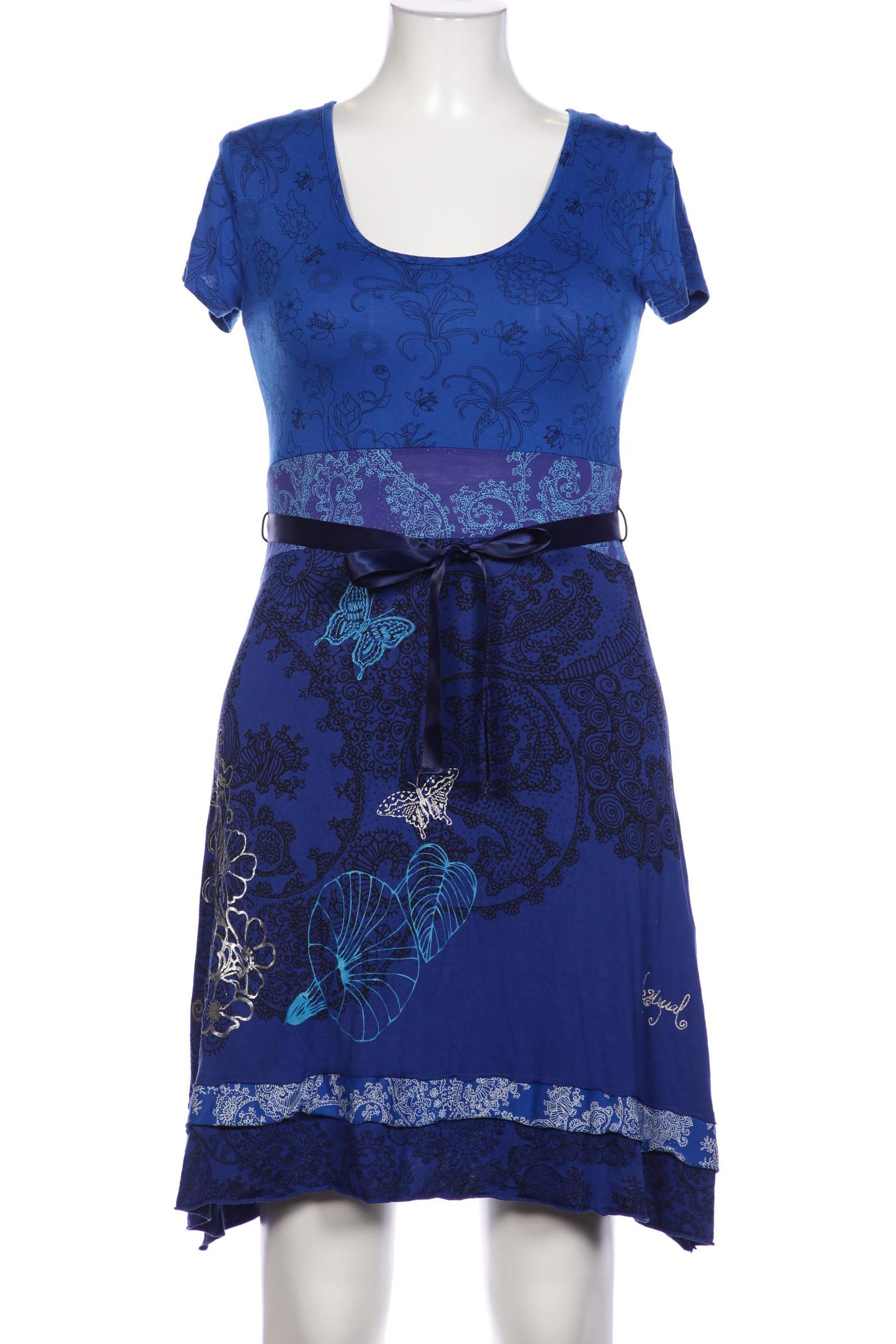 

Desigual Damen Kleid, blau, Gr. 42