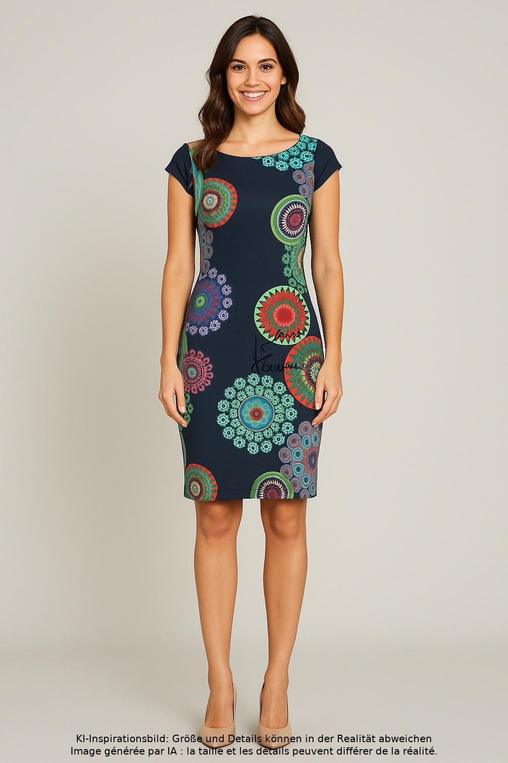 

Desigual Damen Kleid, mehrfarbig, Gr. 34