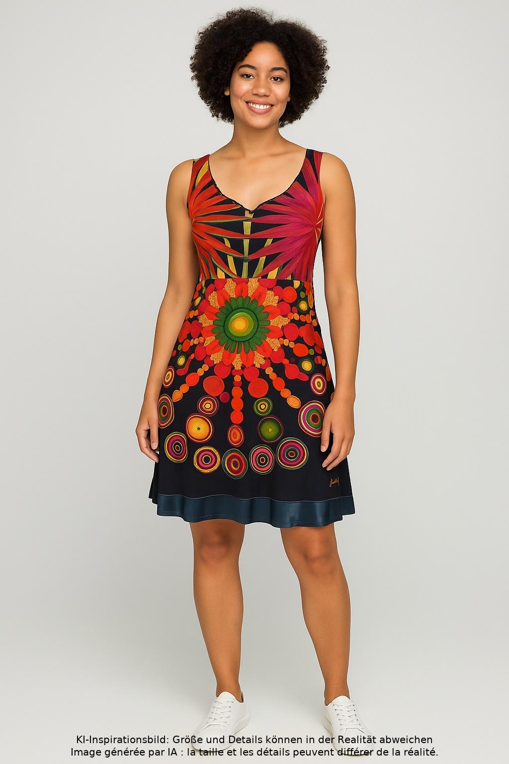 

Desigual Damen Kleid, mehrfarbig, Gr. 38