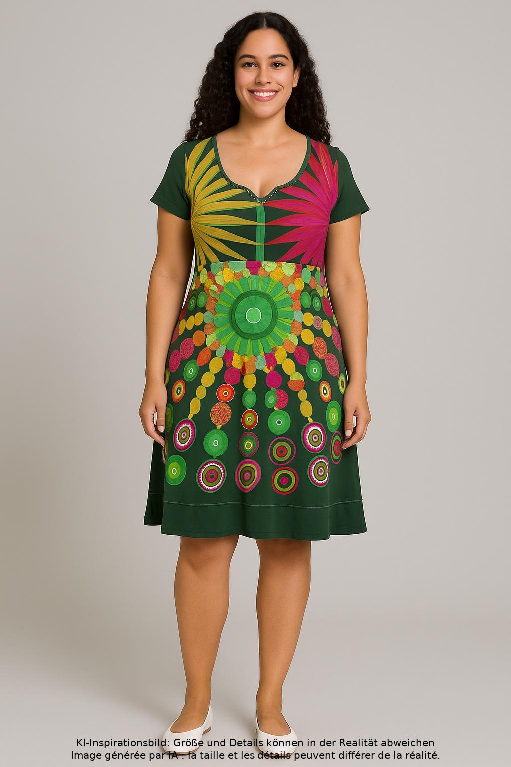 

Desigual Damen Kleid, mehrfarbig, Gr. 42