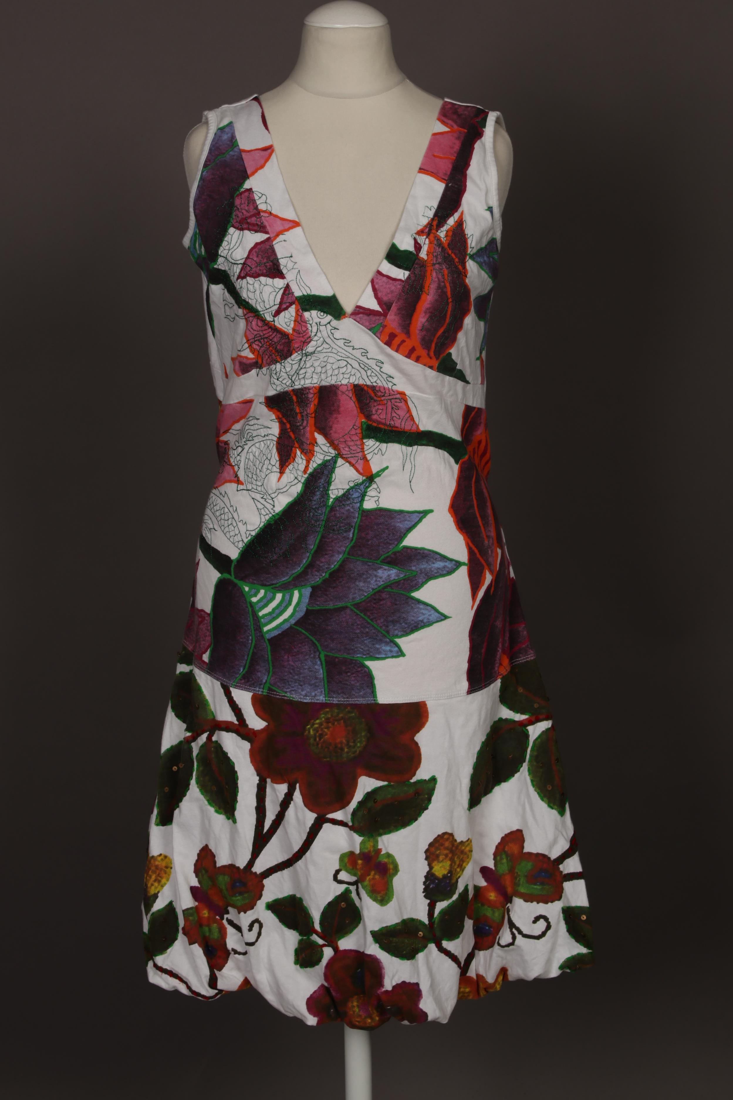 

Desigual Damen Kleid, weiß, Gr.