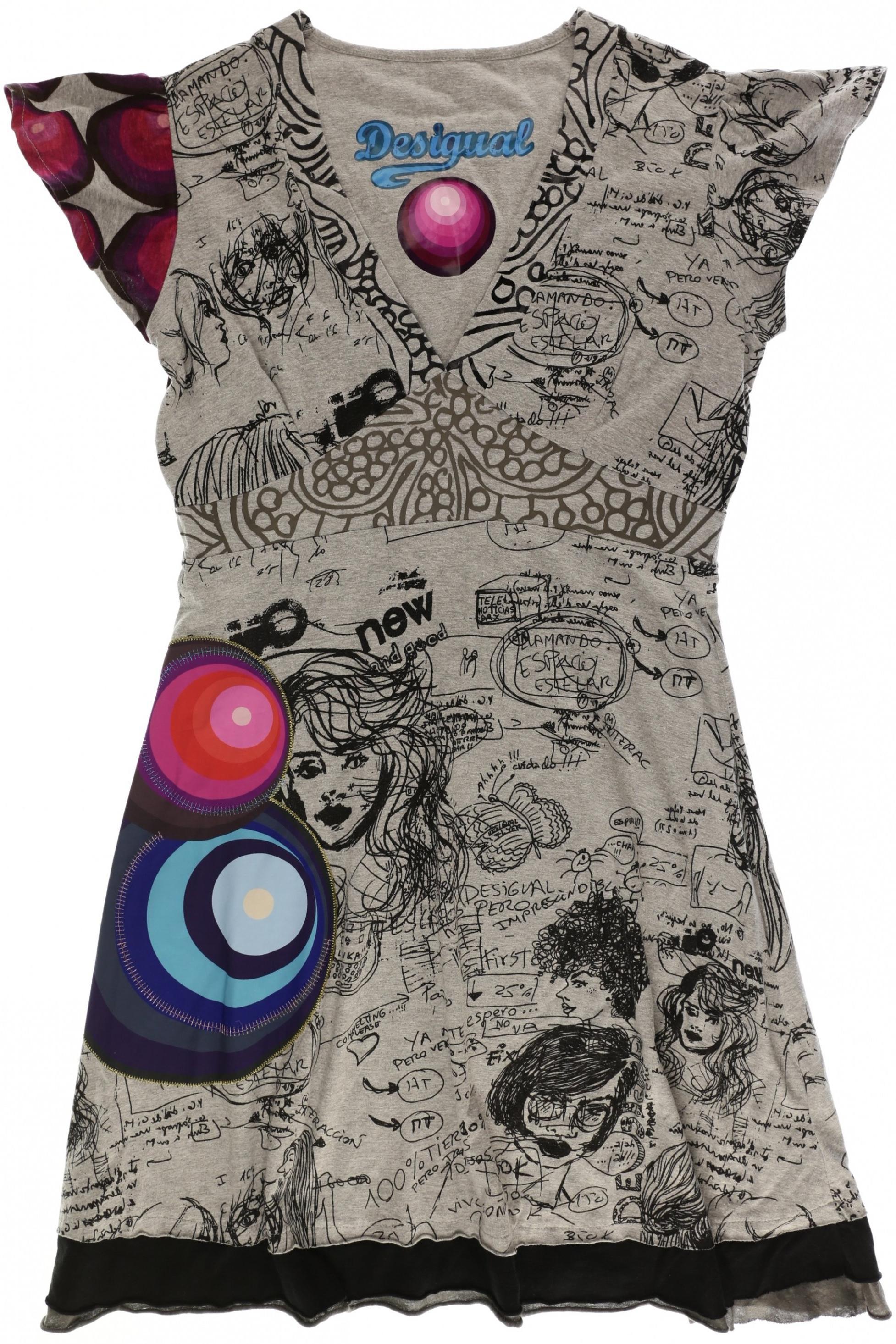 

Desigual Damen Kleid, grau, Gr.