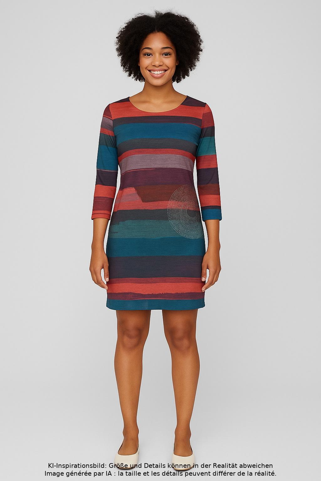 

Desigual Damen Kleid, mehrfarbig, Gr. 38