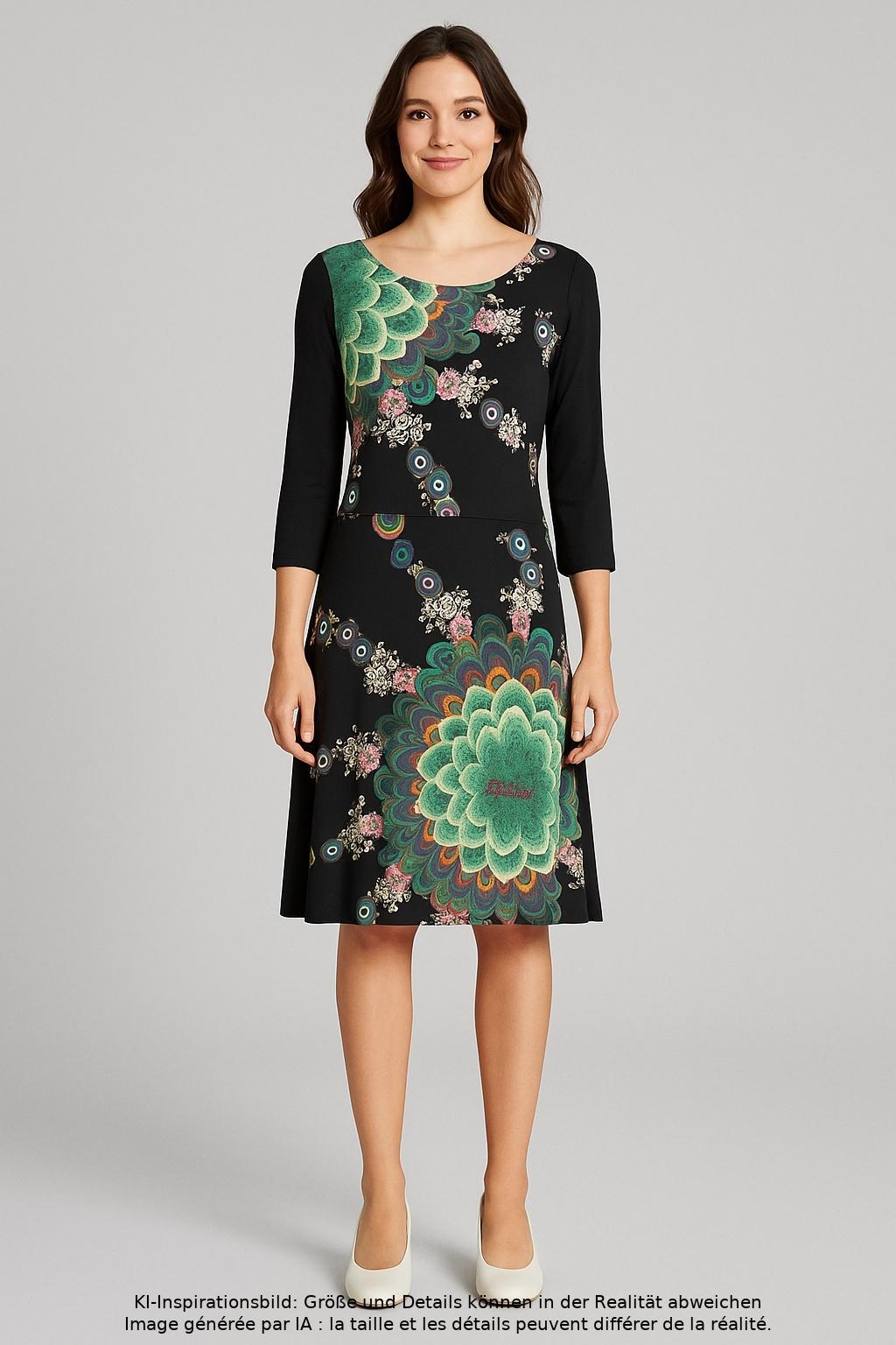 

Desigual Damen Kleid, schwarz, Gr. 38