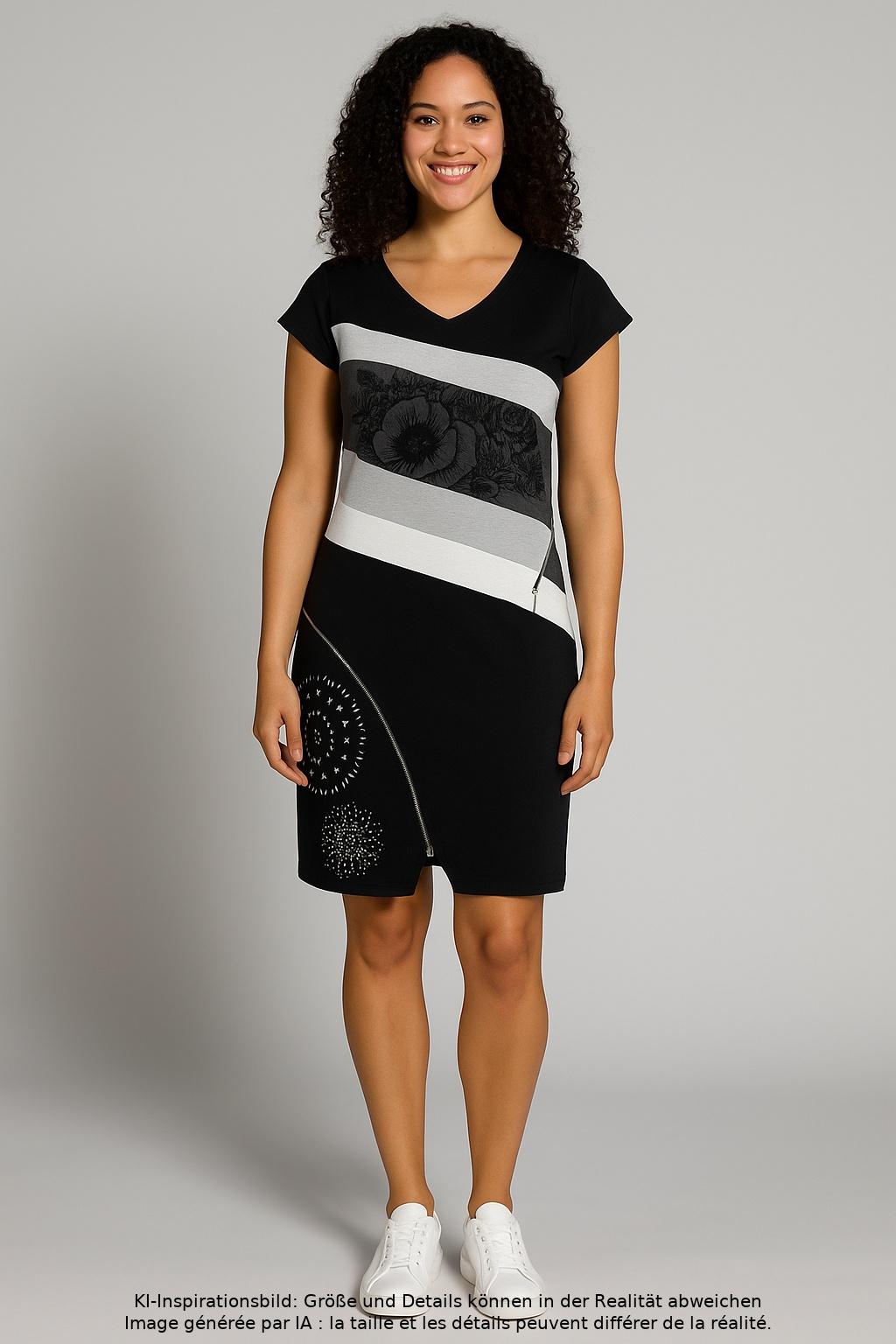 

Desigual Damen Kleid, mehrfarbig, Gr. 38