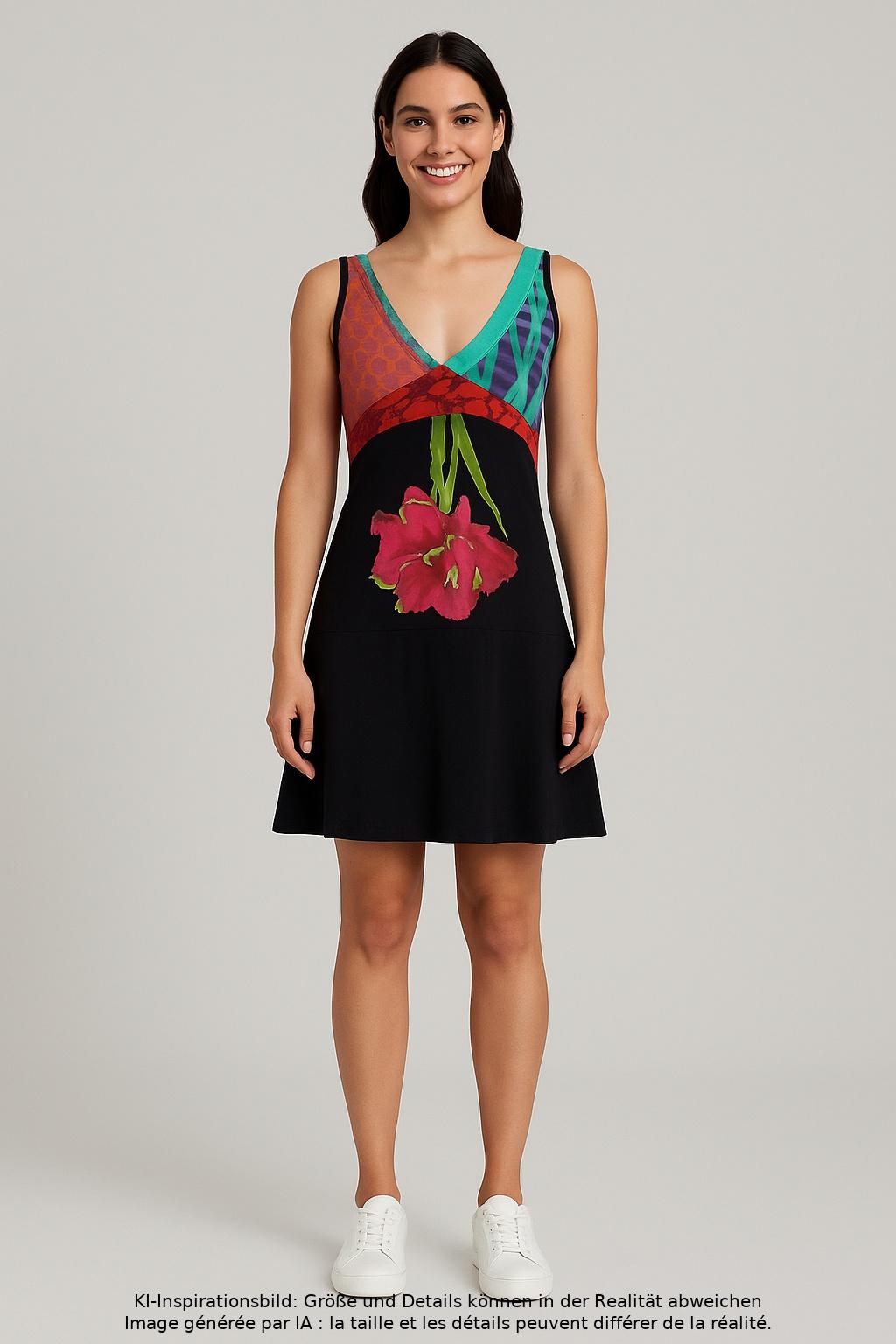 

Desigual Damen Kleid, mehrfarbig, Gr. 38