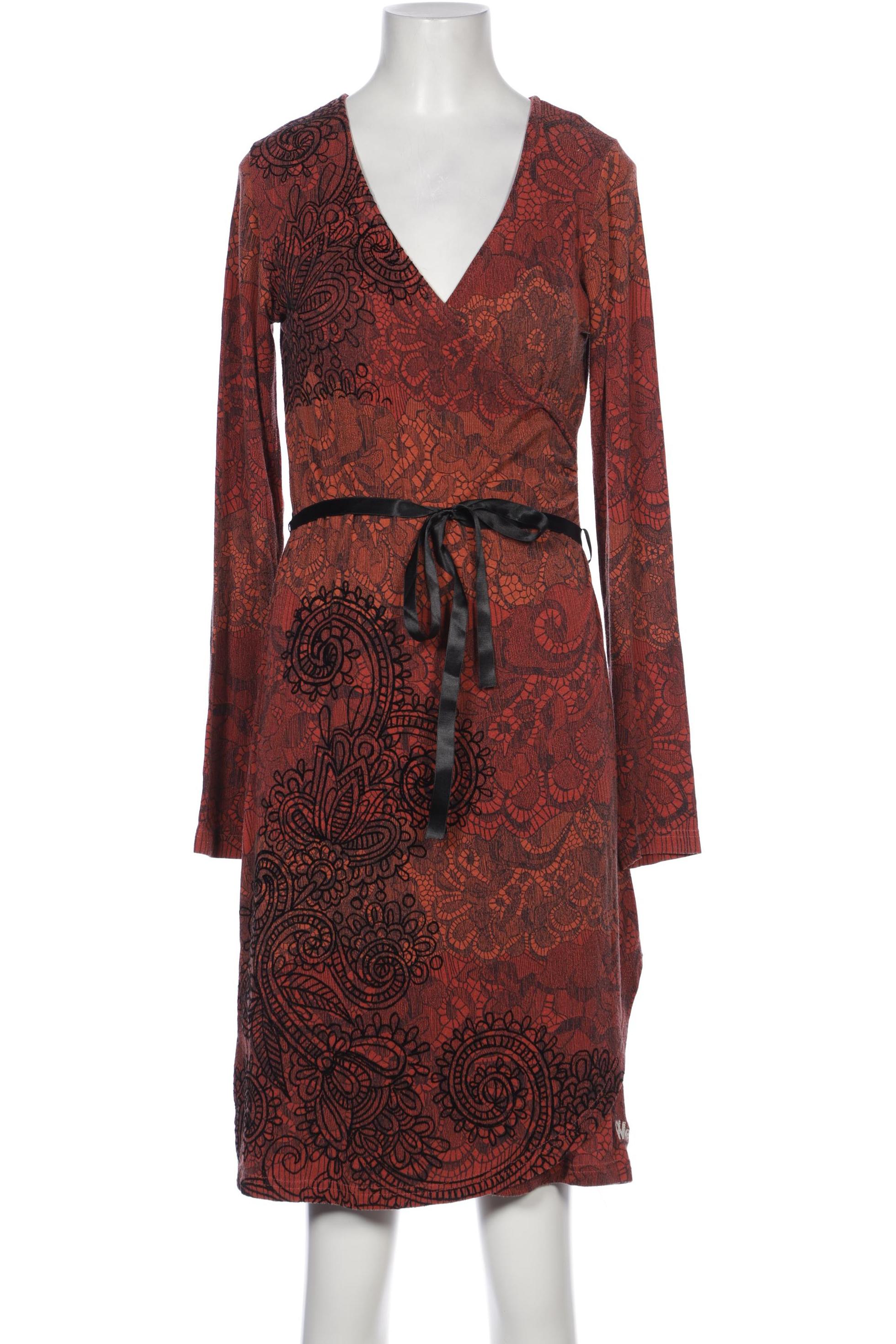 

Desigual Damen Kleid, orange, Gr. 36