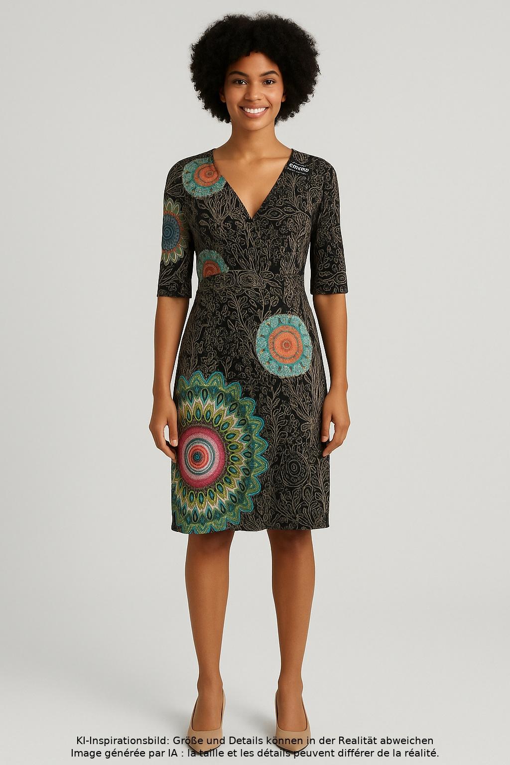 

Desigual Damen Kleid, mehrfarbig, Gr. 36