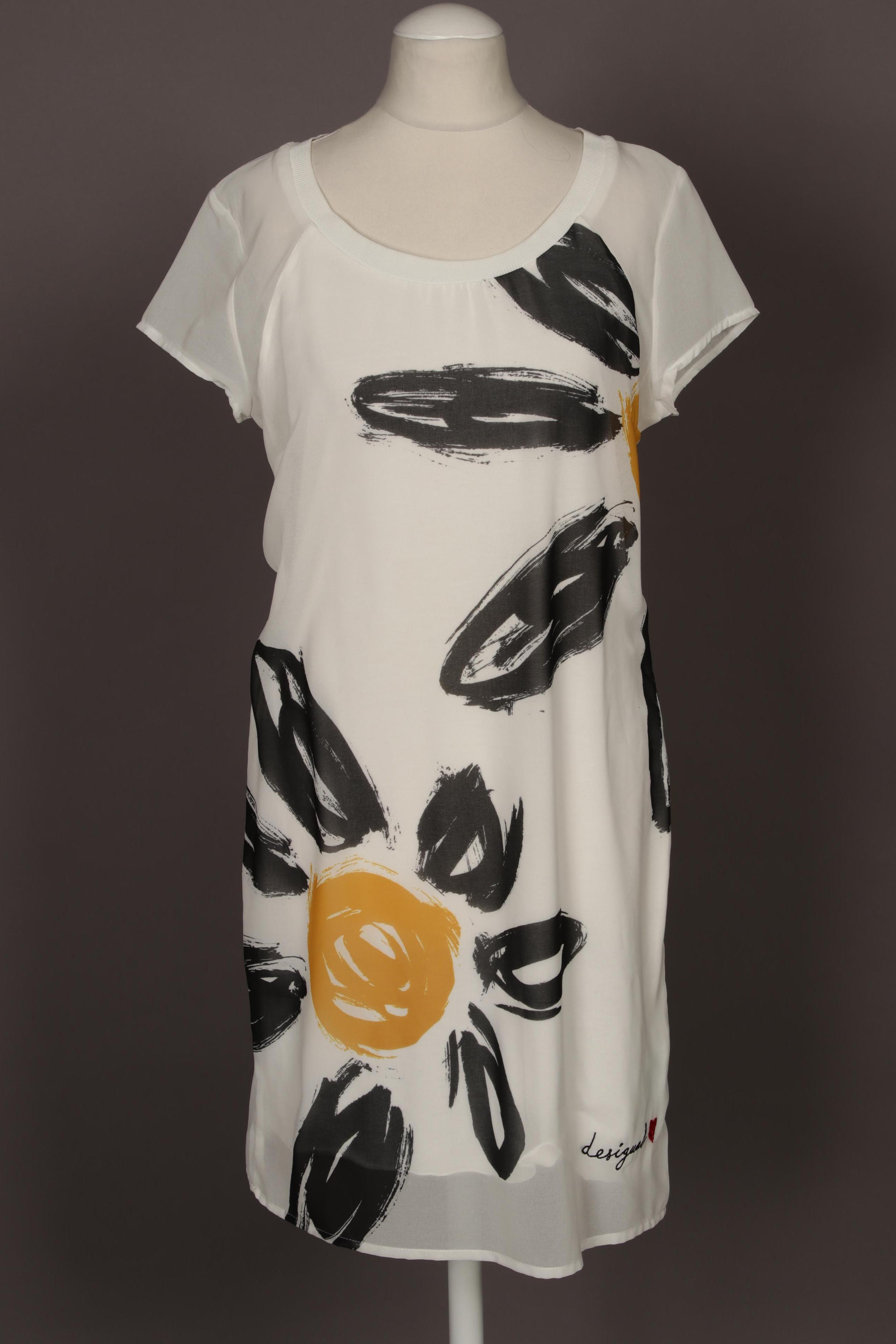 

Desigual Damen Kleid, weiß, Gr.