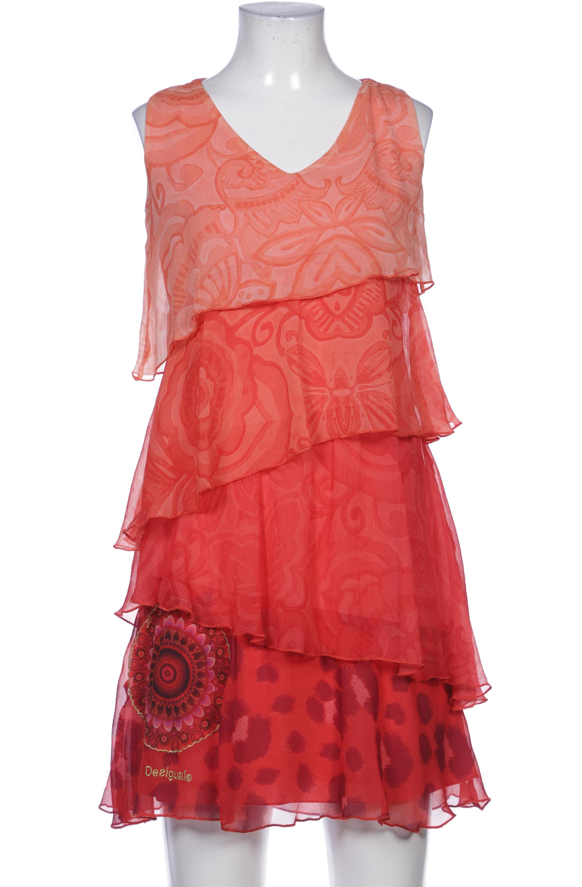 

Desigual Damen Kleid, orange, Gr. 36