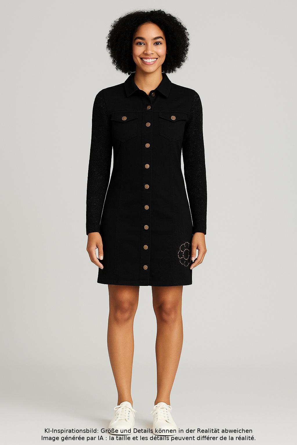 

Desigual Damen Kleid, schwarz, Gr. 38